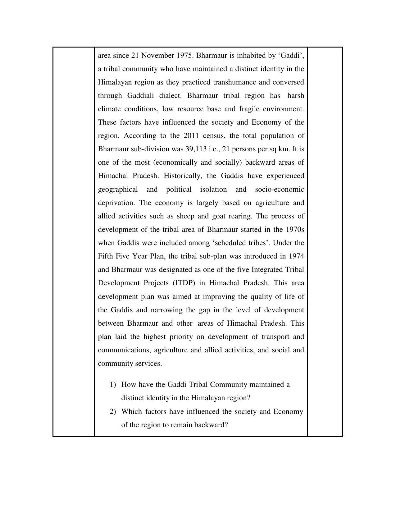 CBSE Class 12 Geography Sample Paper 2023 - Page 10