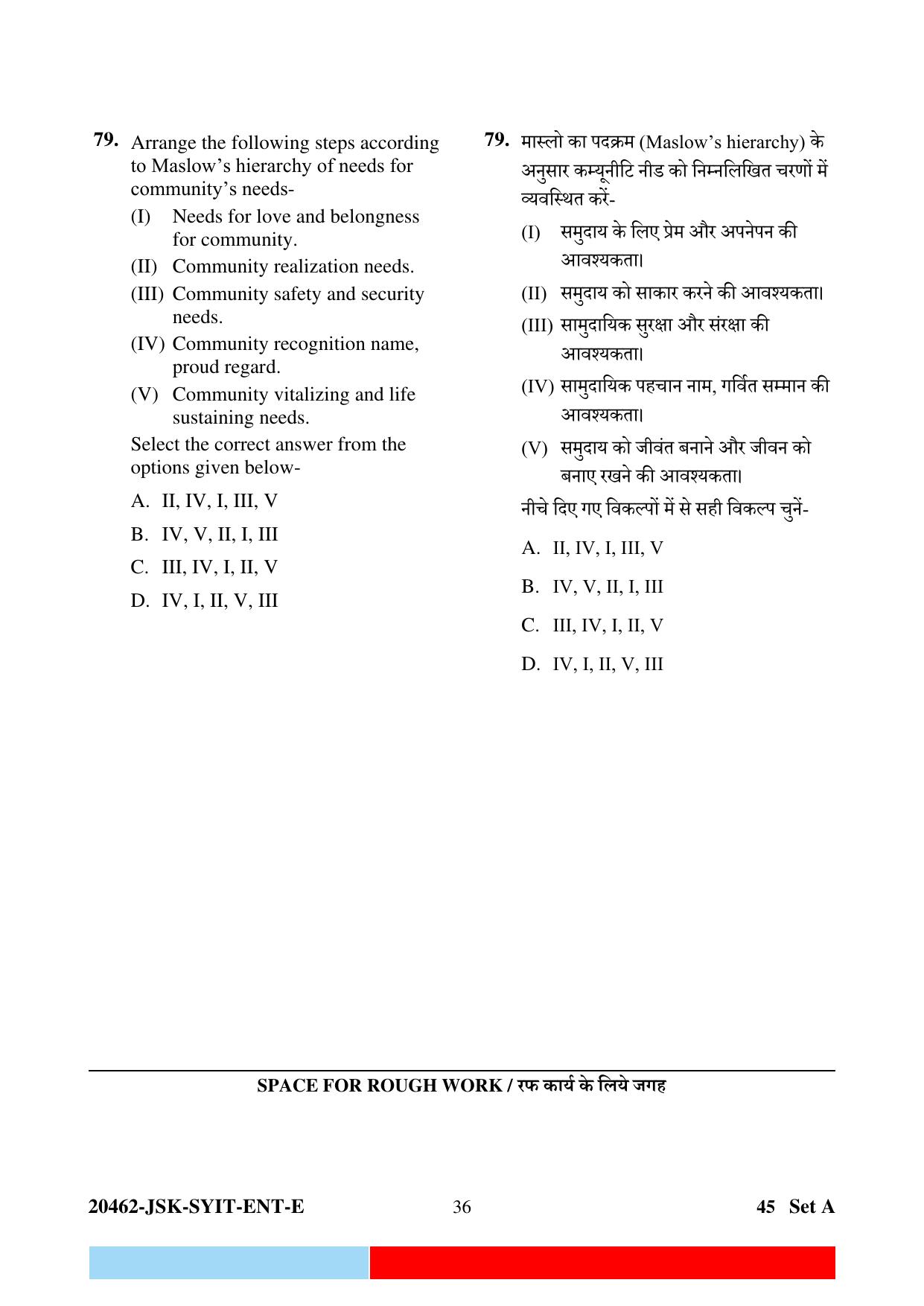 CG M.Sc Nursing 2024 Question Paper - Page 36