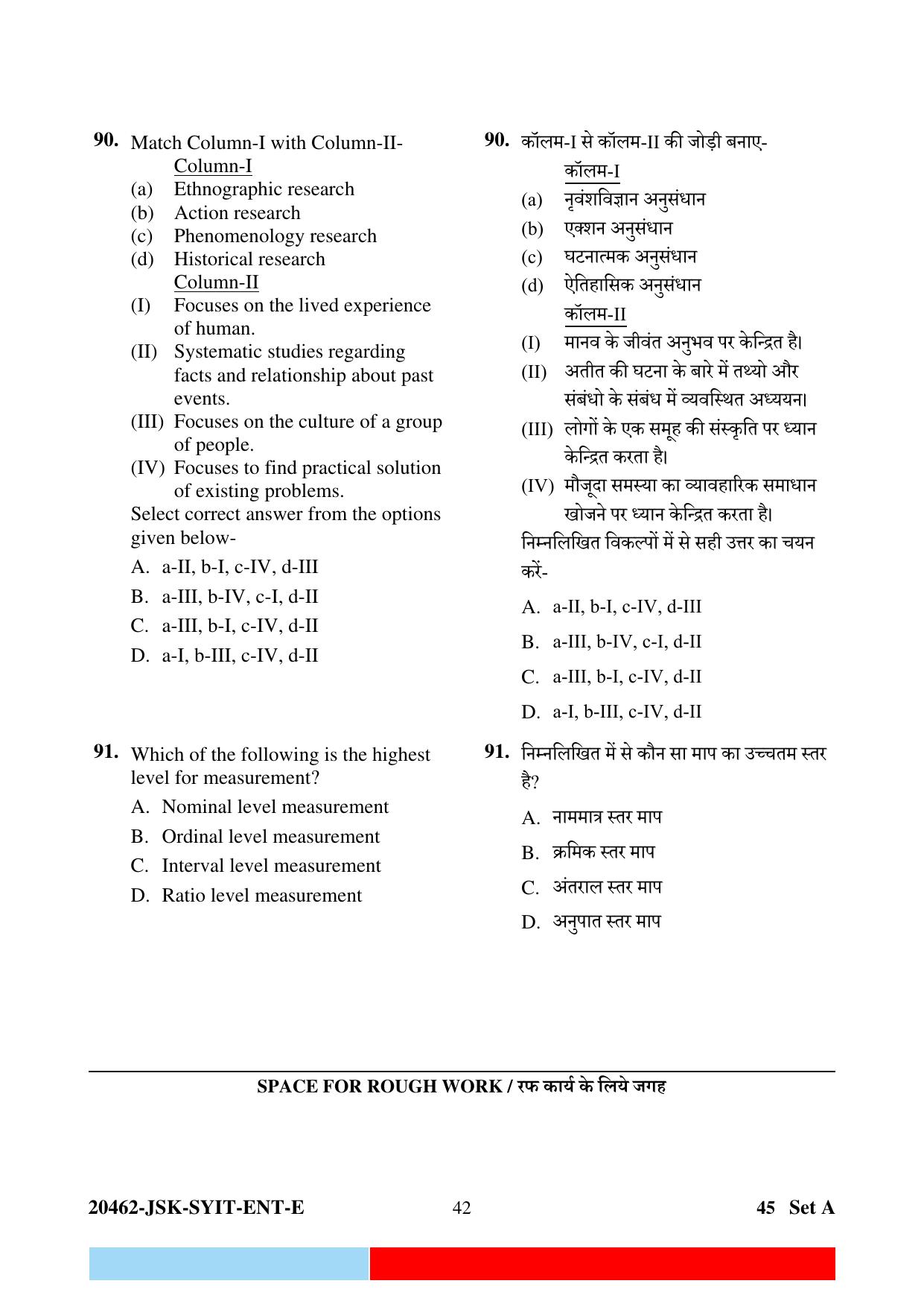 CG M.Sc Nursing 2024 Question Paper - Page 42