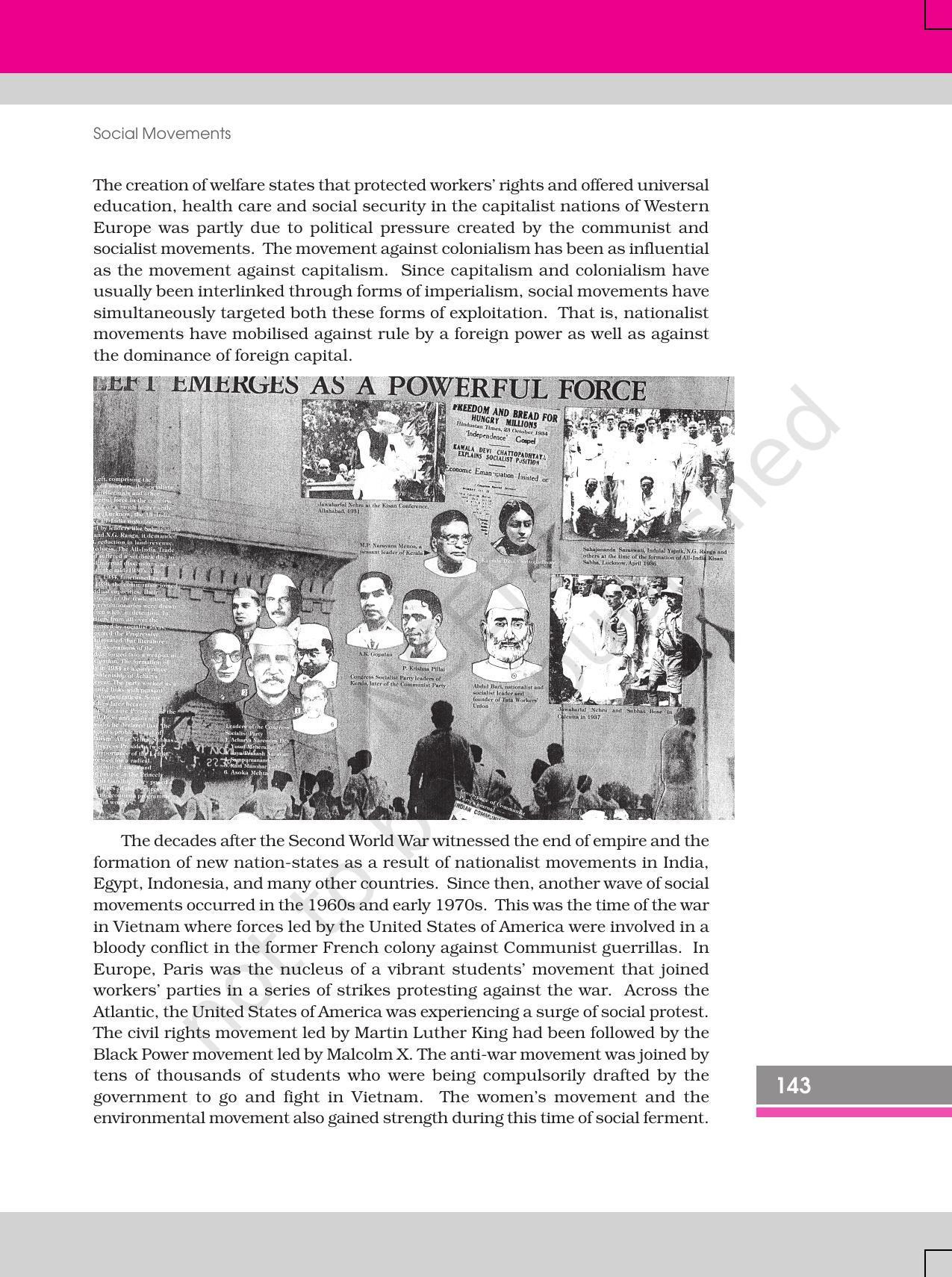 NCERT Book for Class 12 Sociology (Social Change and Development in India) Chapter 8 Social Movements - Page 9