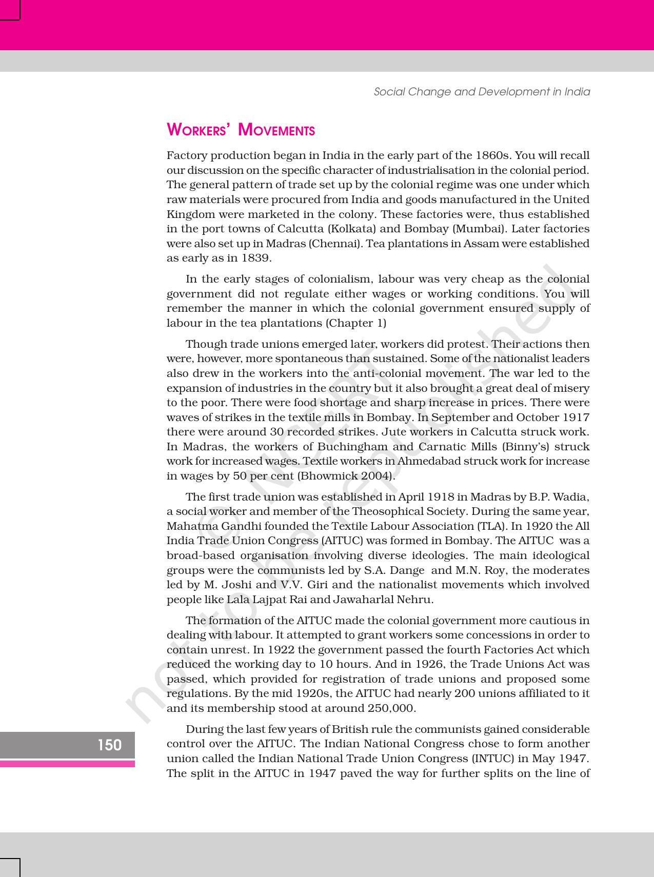NCERT Book for Class 12 Sociology (Social Change and Development in India) Chapter 8 Social Movements - Page 16