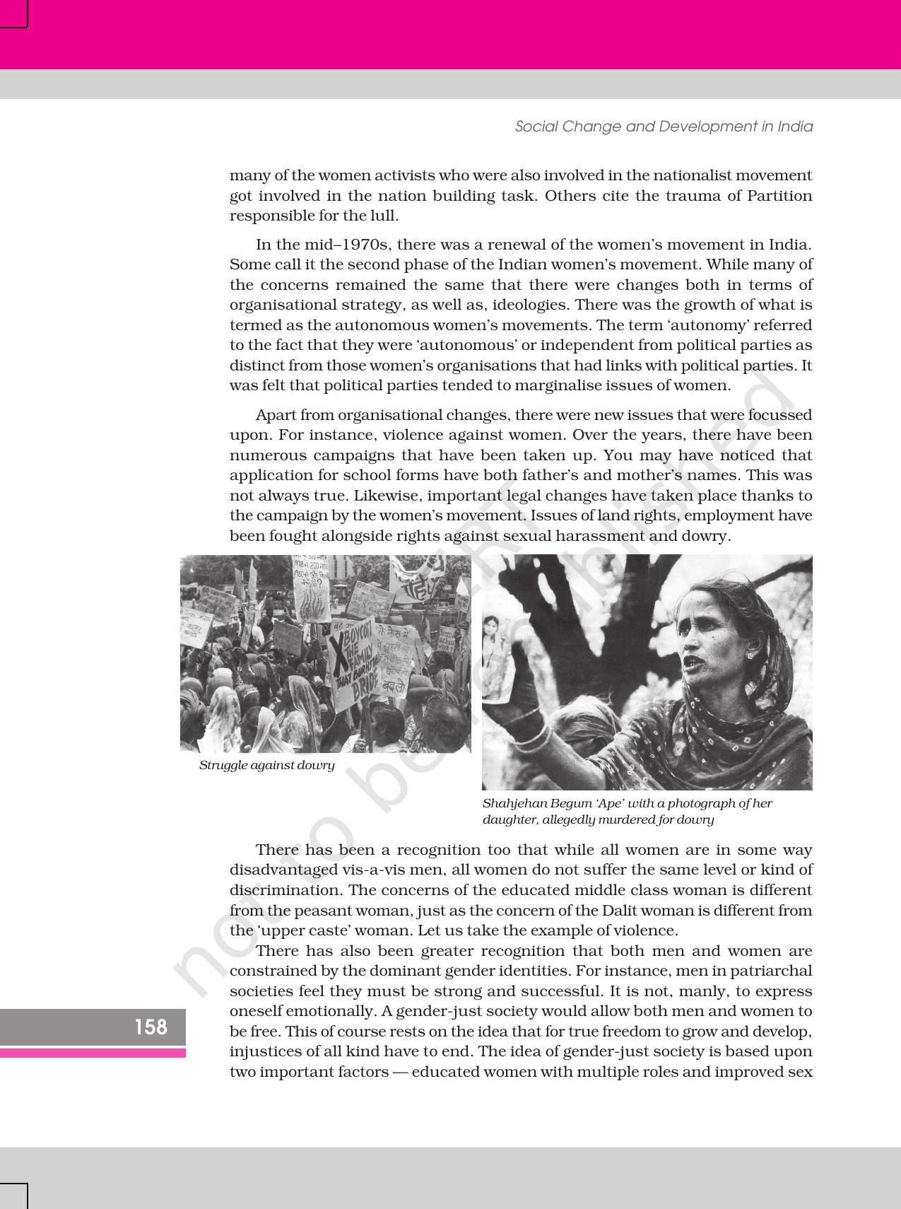 NCERT Book for Class 12 Sociology (Social Change and Development in India) Chapter 8 Social Movements - Page 24