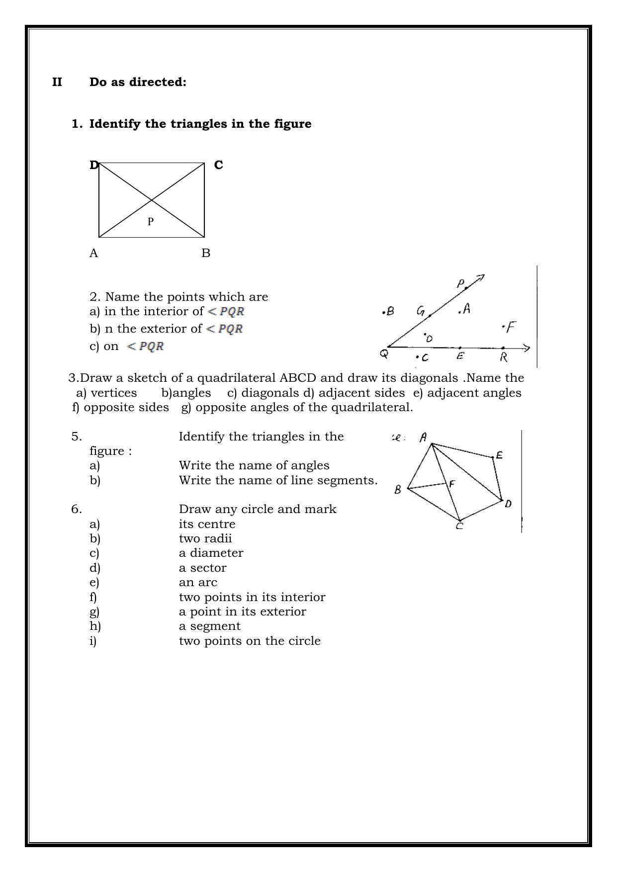 CBSE Worksheets for Class 6 Maths Assignment 9 - Page 6