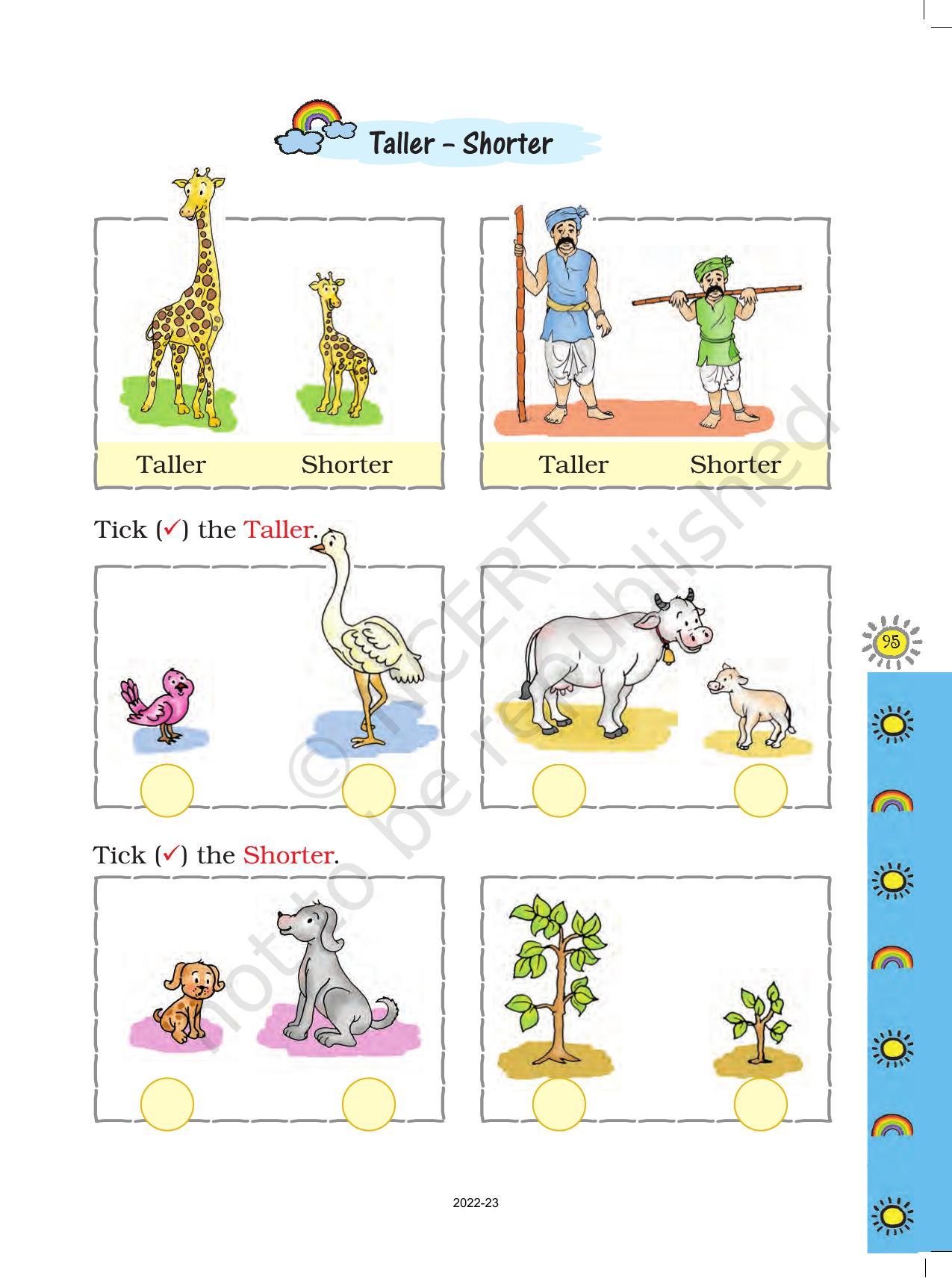 NCERT Book for Class 1 Maths :Chapter 7-Measurement - Page 3