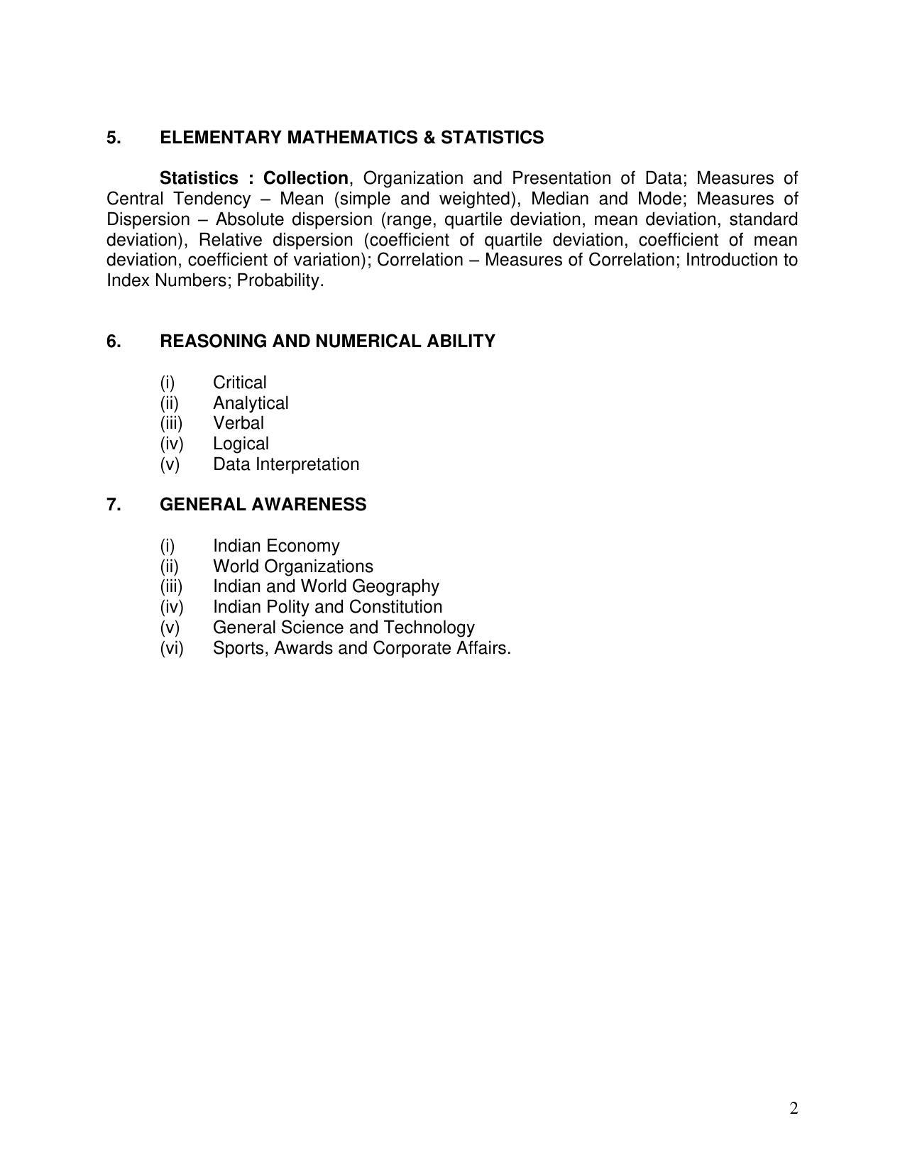 AMU Entrance Exam: AMU Entrance Exam: B.Com.(Hons.) Syllabus - Page 2