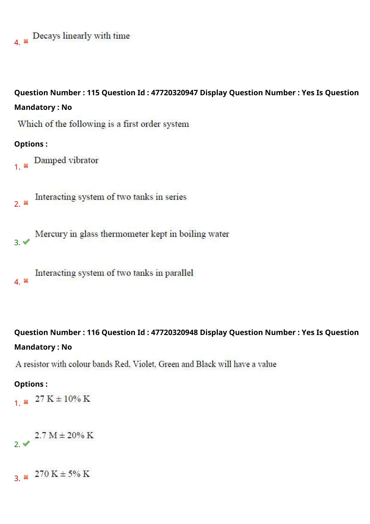 AP ECET 2021 - Electronics and Instrumentation Engineering Question Paper With Preliminary Keys Shift2 - Page 61