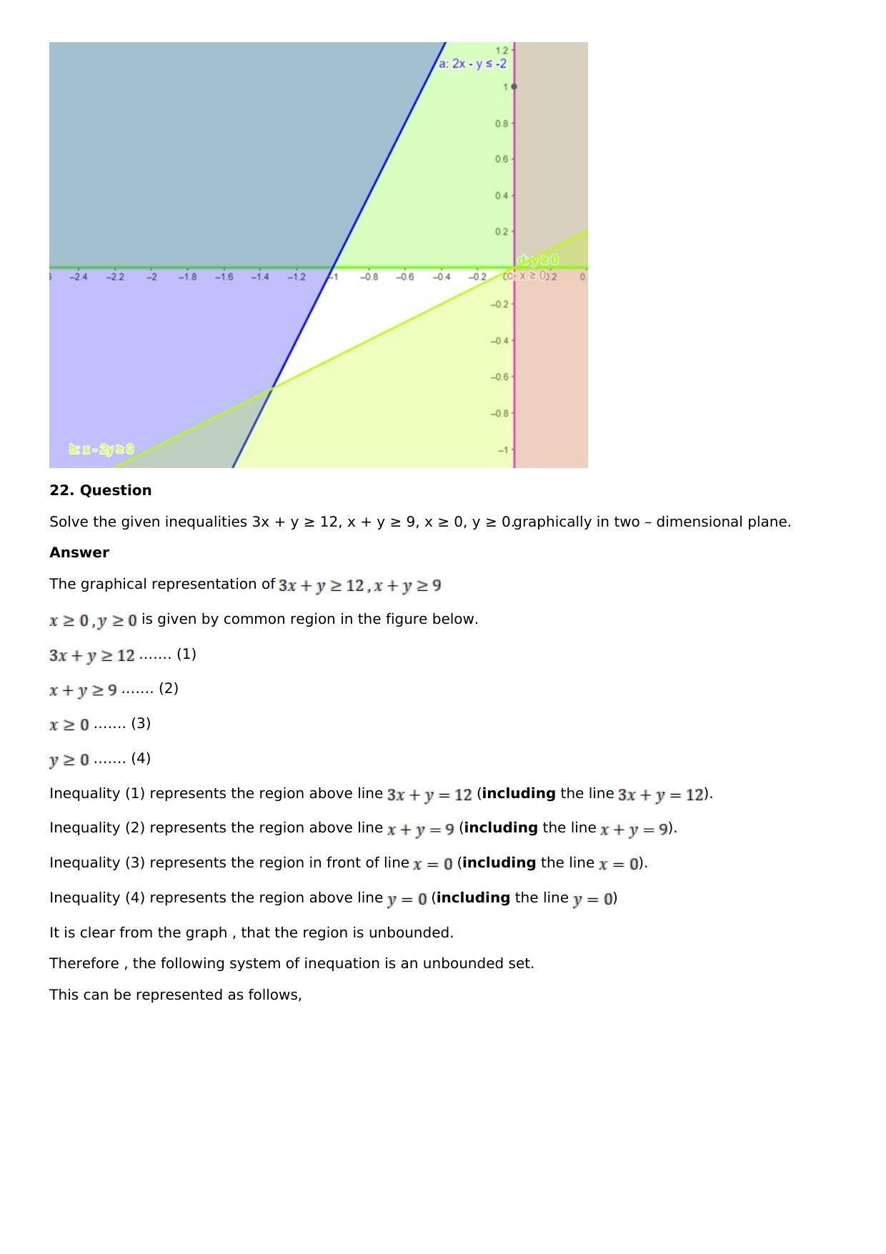 Chapter 7: Linear Inequations (In Two Variables): RS Aggarwal Class 11 Solutions - Page 19