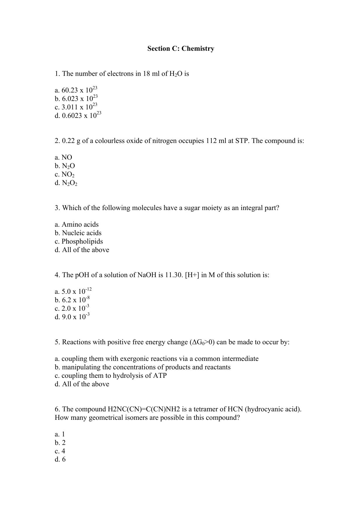 JGEEBILS Biology Question Paper 2017 - Page 8