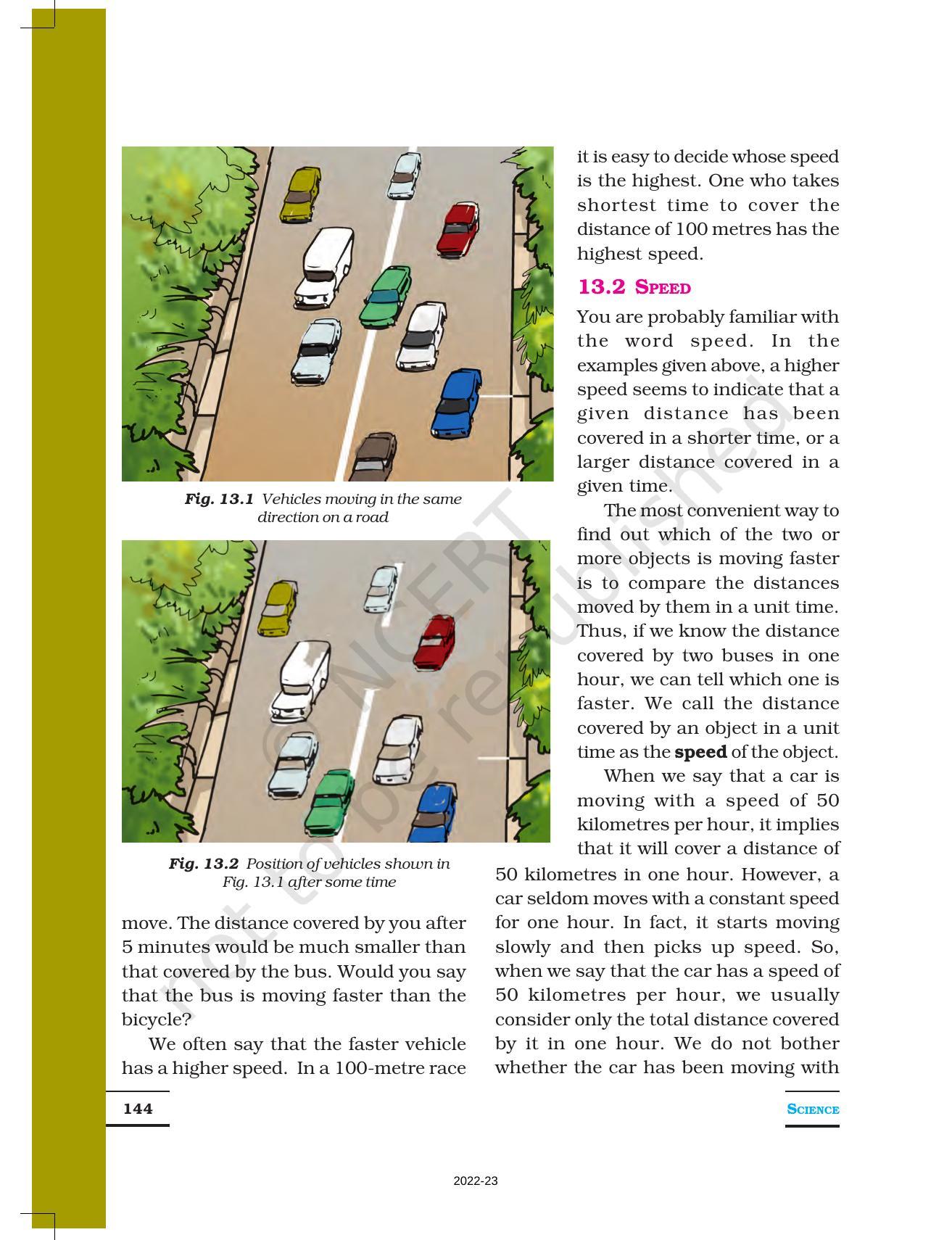 NCERT Book for Class 7 Science: Chapter 13-Motion and Time - Page 2