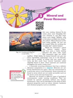NCERT Book for Class 8 Geography Chapter 3 Mineral and Power Resources