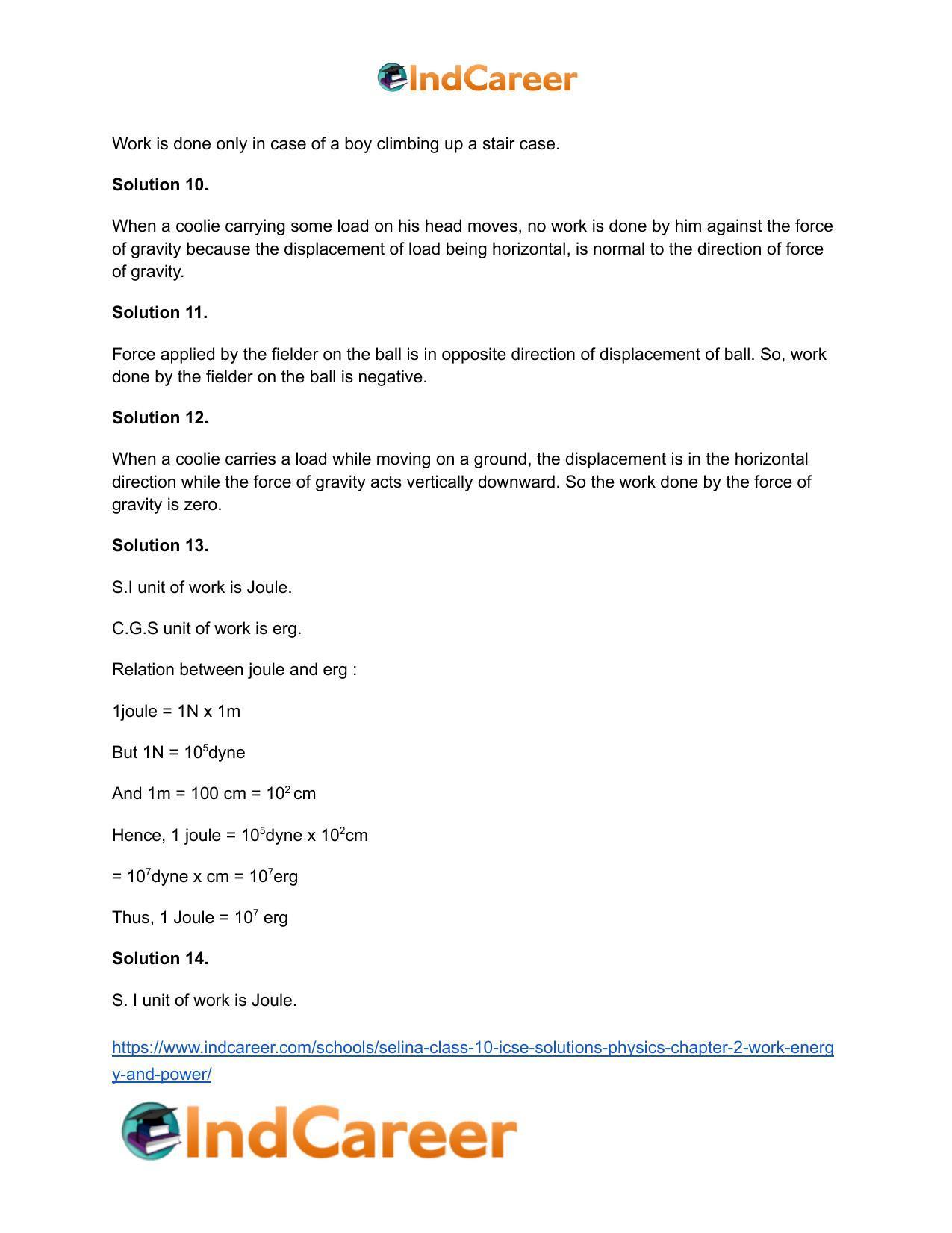 Selina Class 10 ICSE Solutions Physics : Chapter 2- Work, Energy and Power - Page 4
