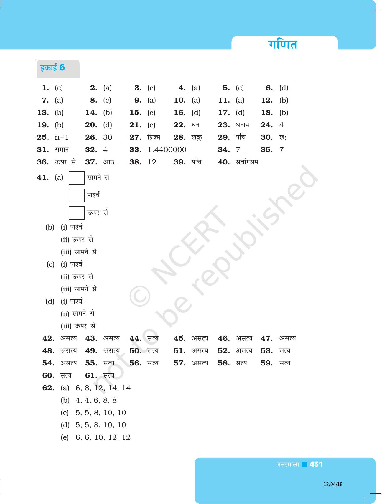 NCERT Exemplar Class 8: गणित उत्तरमाला - Page 22