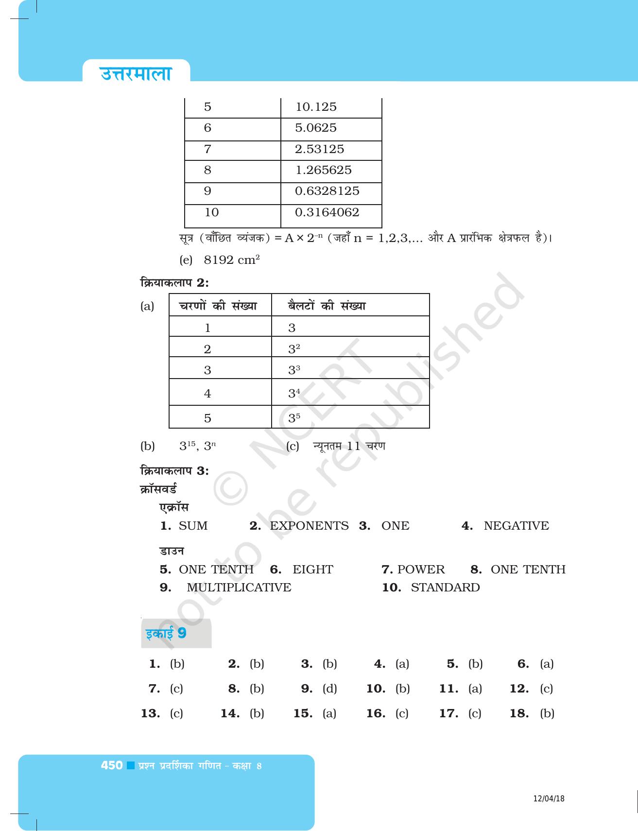 NCERT Exemplar Class 8: गणित उत्तरमाला - Page 41
