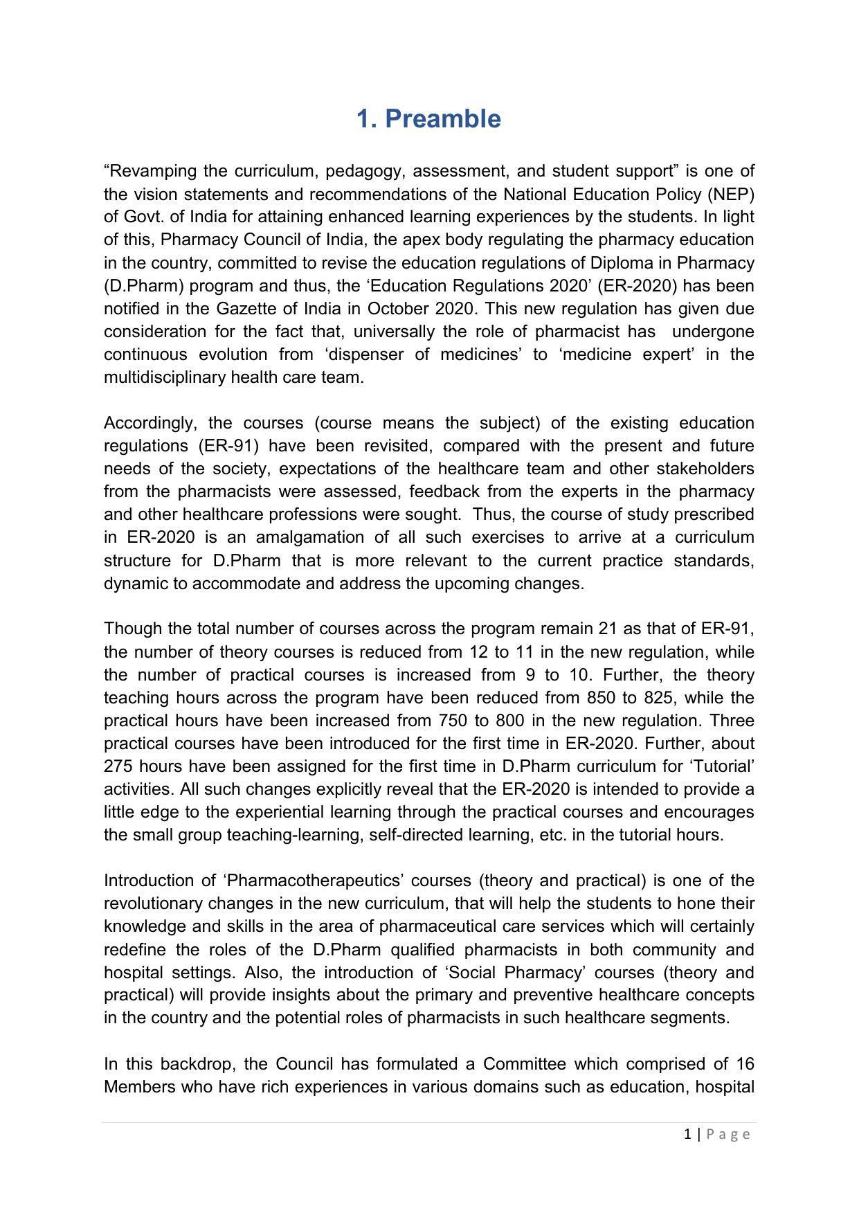 SYLLABUS FOR ANNUAL SYSTEM EFFECTIVE FROM (2021-2022) - PHARMACY - Page 5