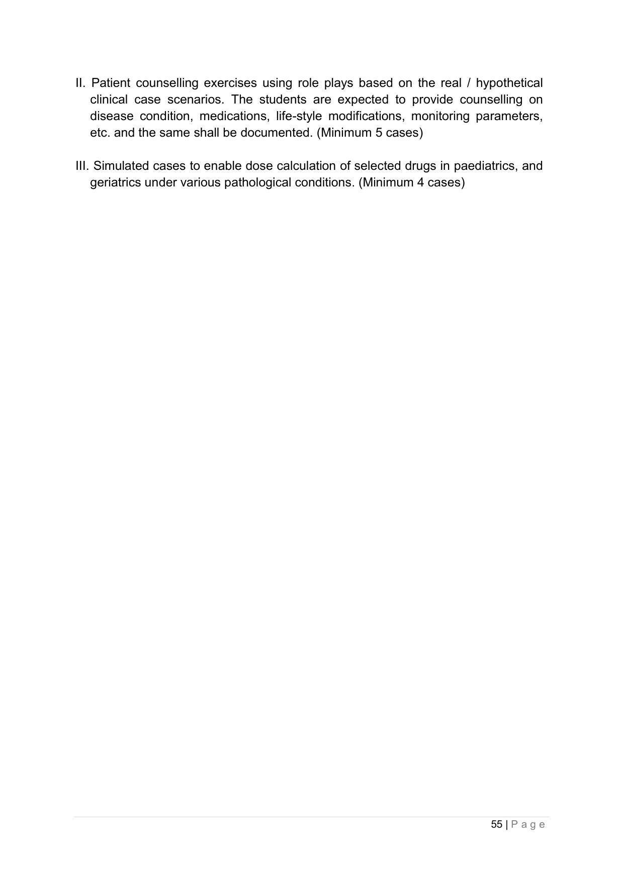 SYLLABUS FOR ANNUAL SYSTEM EFFECTIVE FROM (2021-2022) - PHARMACY - Page 59