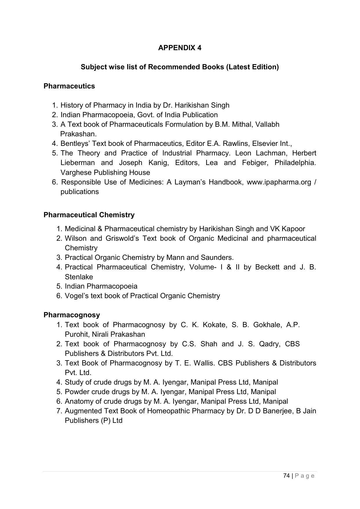 SYLLABUS FOR ANNUAL SYSTEM EFFECTIVE FROM (2021-2022) - PHARMACY - Page 78