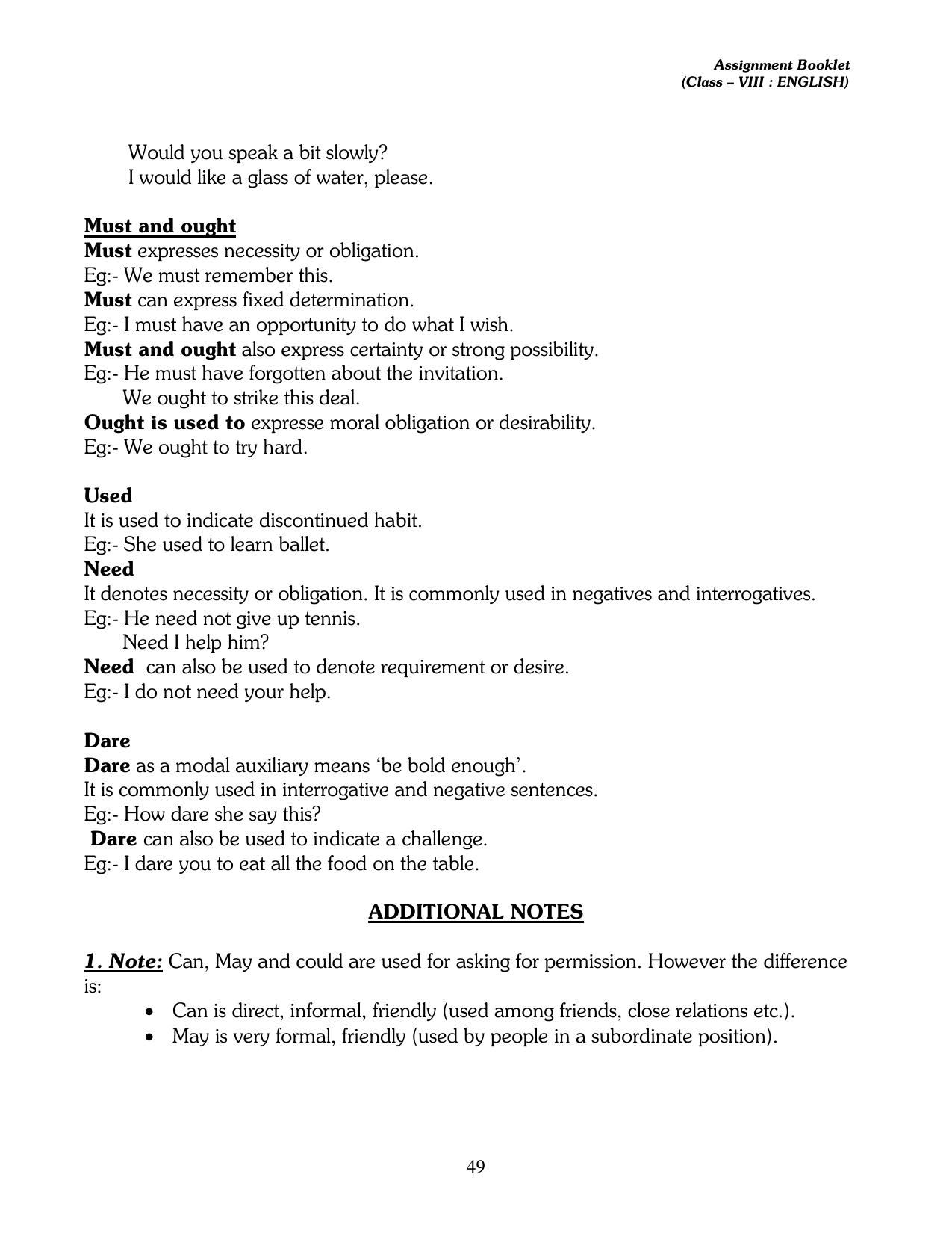 CBSE Worksheets for Class 8 English Assignment 14 - Page 4