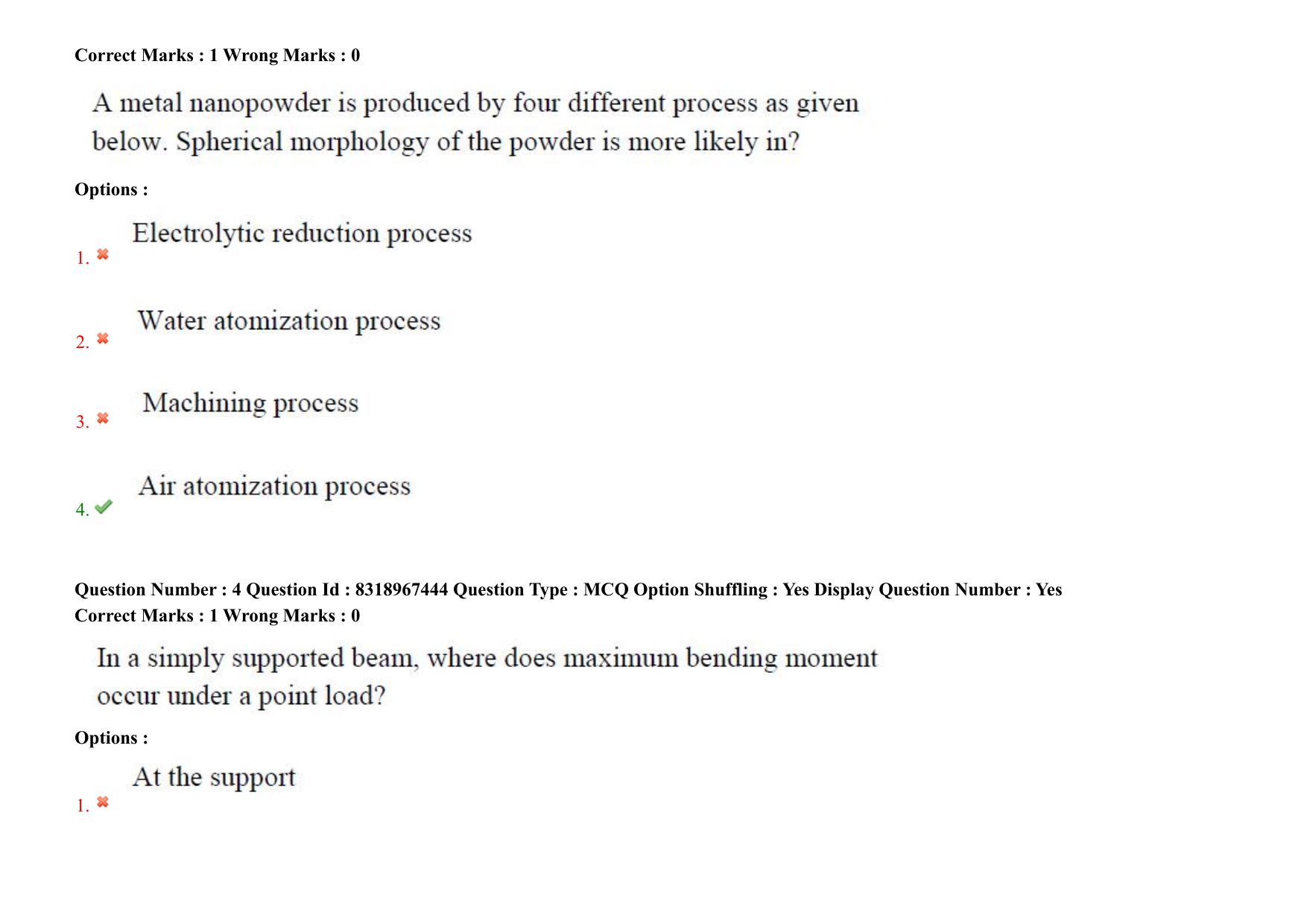 AP PGCET 2025 Nano Technology Paper with Answer Key - Page 4