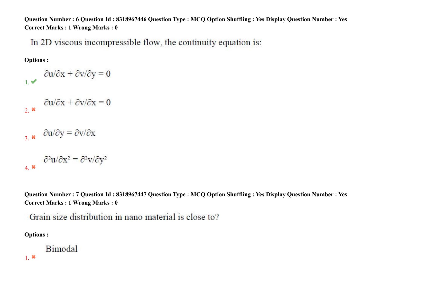 AP PGCET 2025 Nano Technology Paper with Answer Key - Page 6