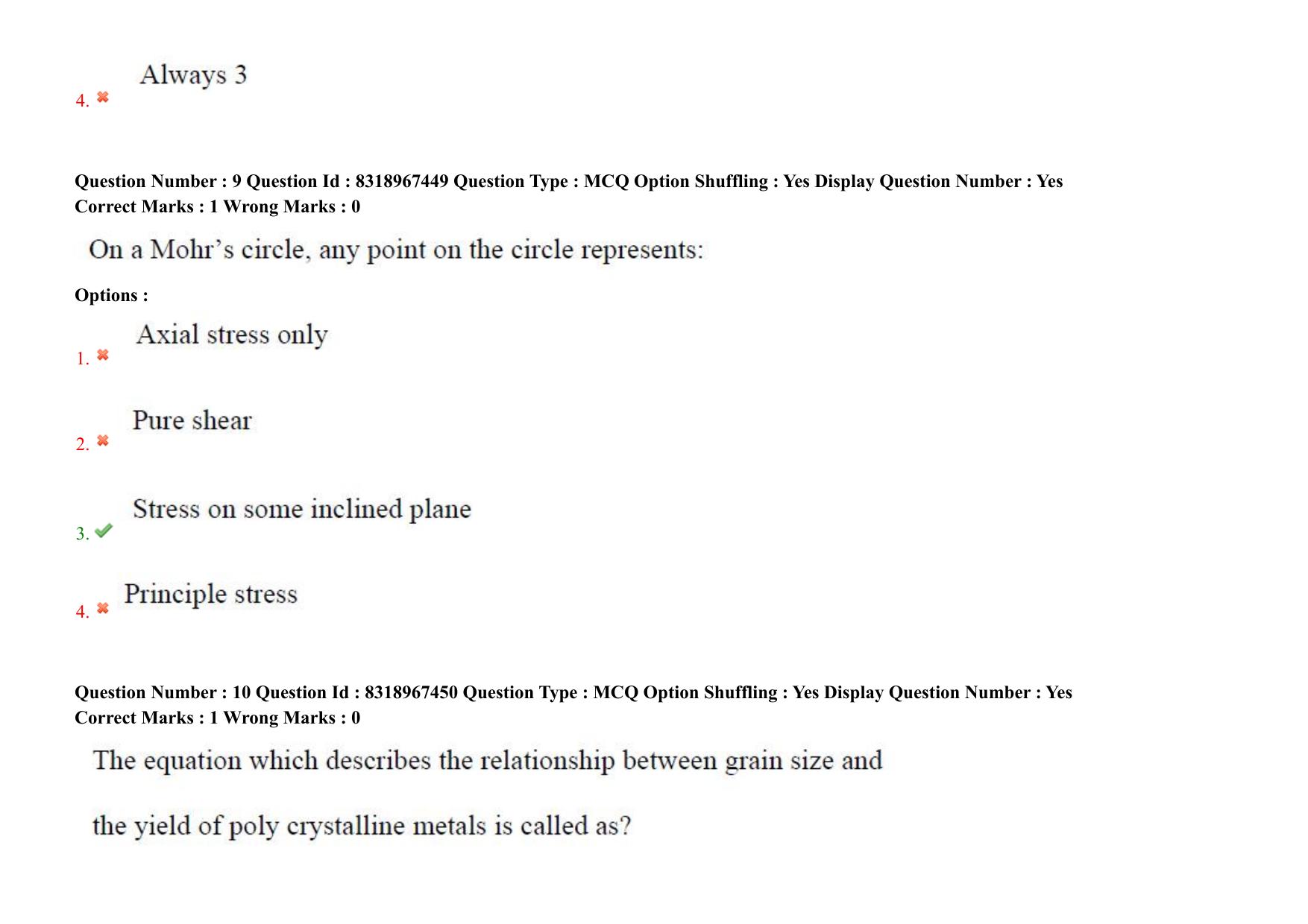 AP PGCET 2025 Nano Technology Paper with Answer Key - Page 8