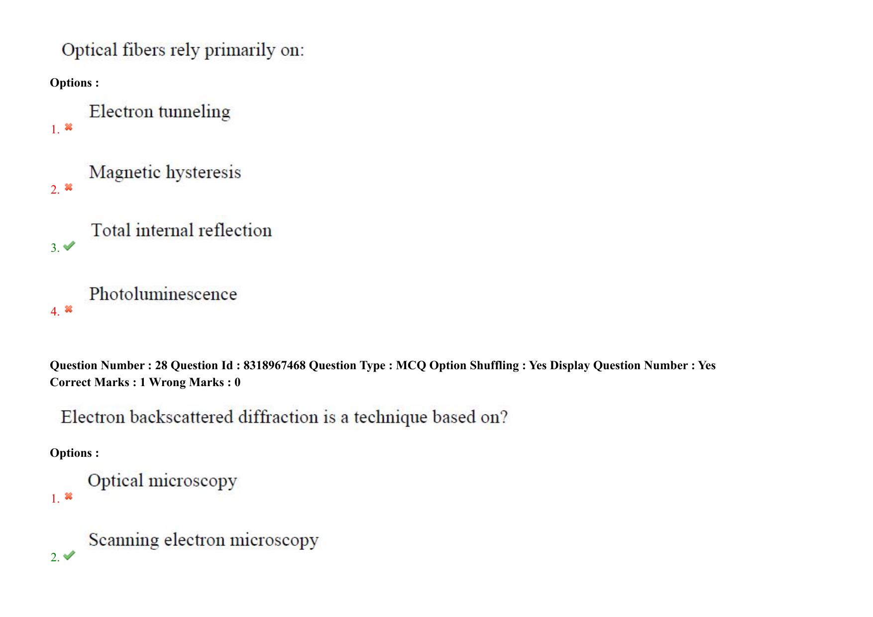 AP PGCET 2025 Nano Technology Paper with Answer Key - Page 21