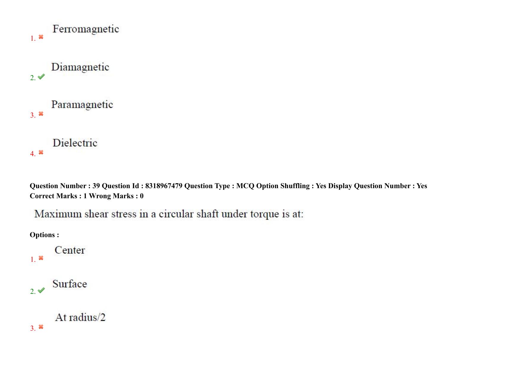 AP PGCET 2025 Nano Technology Paper with Answer Key - Page 29