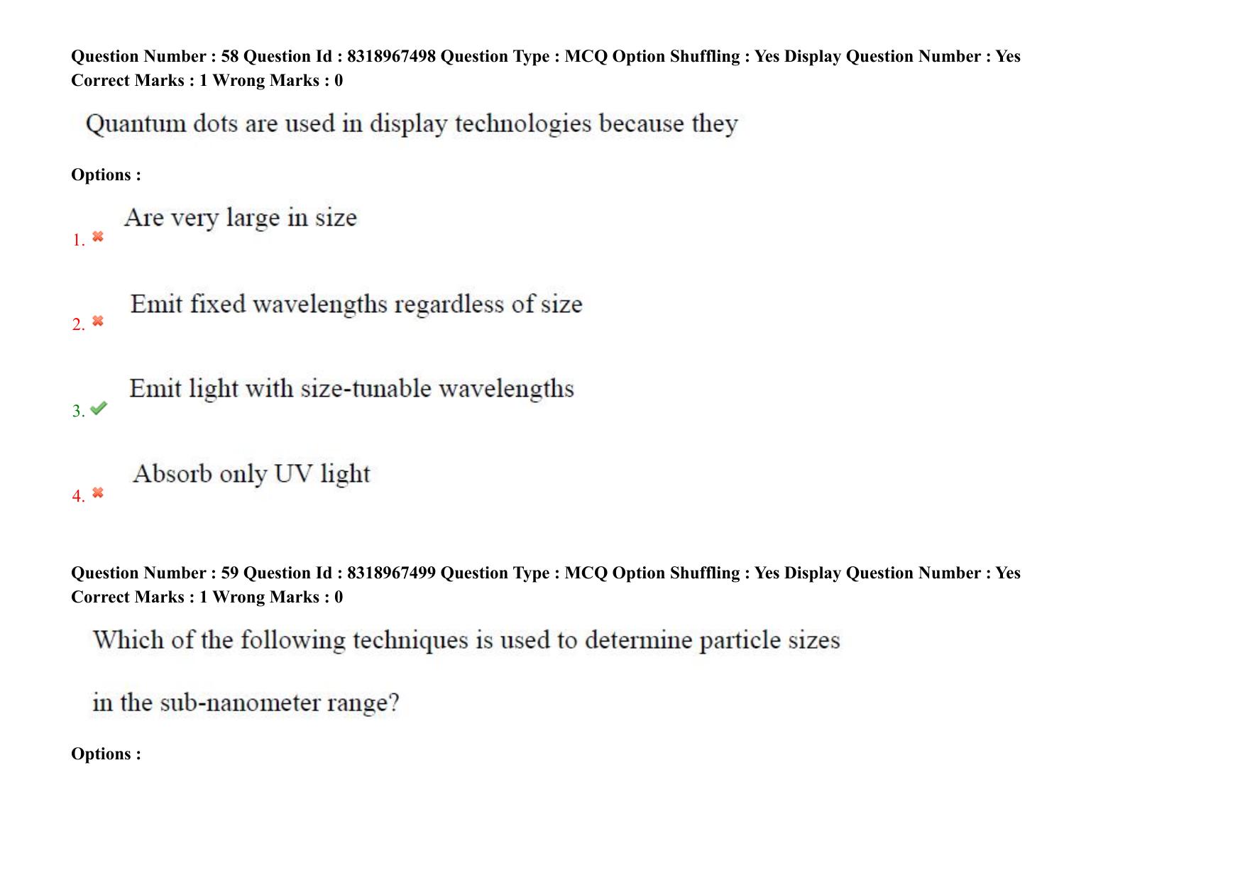 AP PGCET 2025 Nano Technology Paper with Answer Key - Page 43
