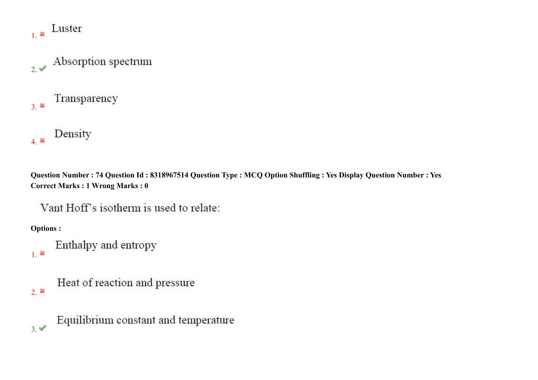 AP PGCET 2025 Nano Technology Paper with Answer Key - Page 54