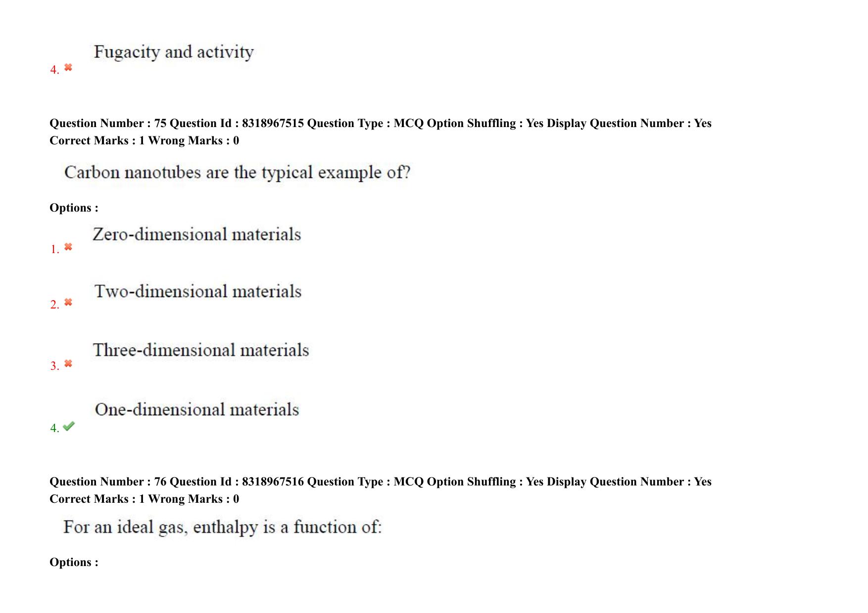 AP PGCET 2025 Nano Technology Paper with Answer Key - Page 55