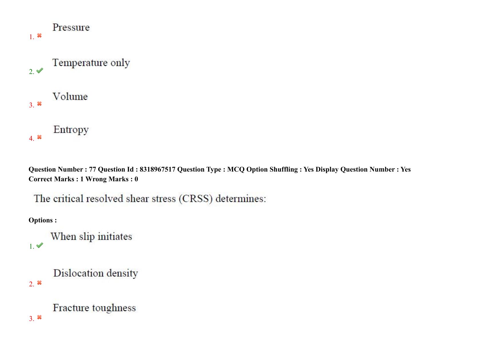 AP PGCET 2025 Nano Technology Paper with Answer Key - Page 56