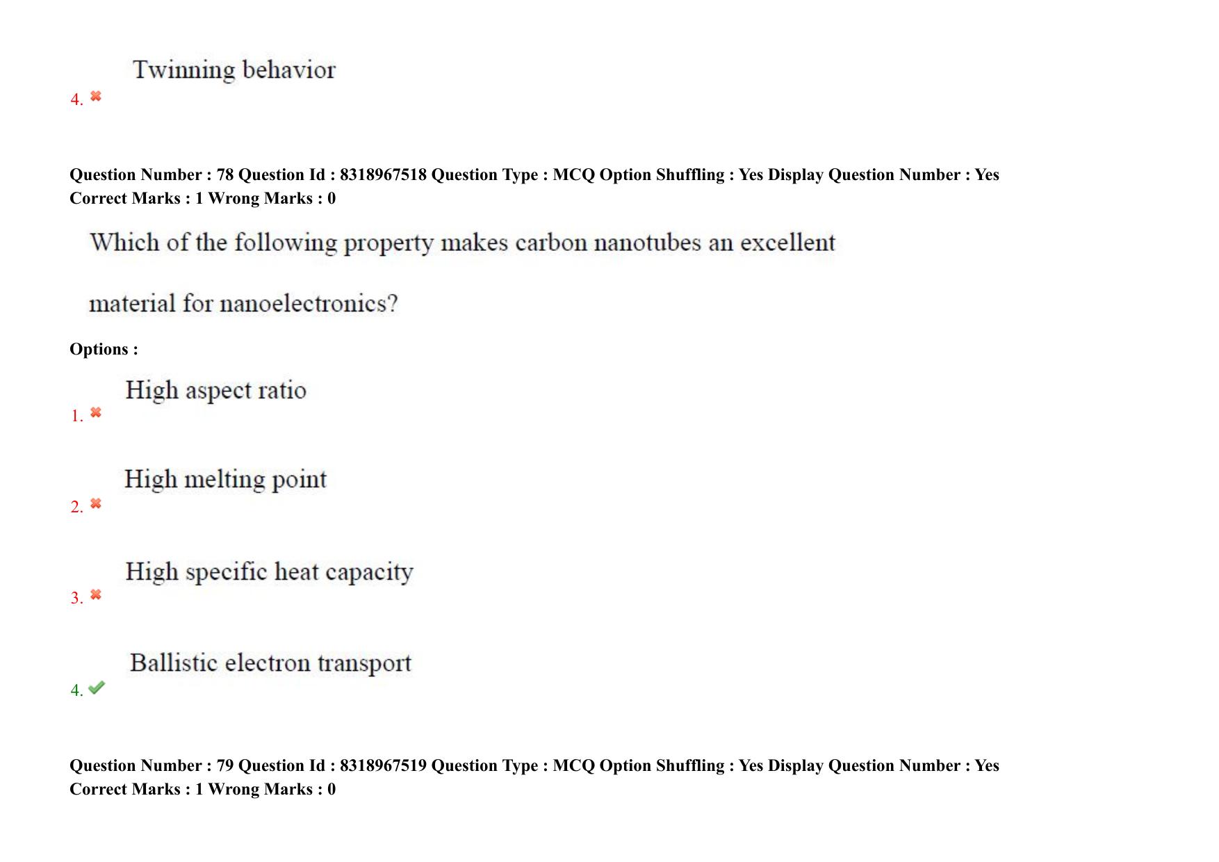 AP PGCET 2025 Nano Technology Paper with Answer Key - Page 57