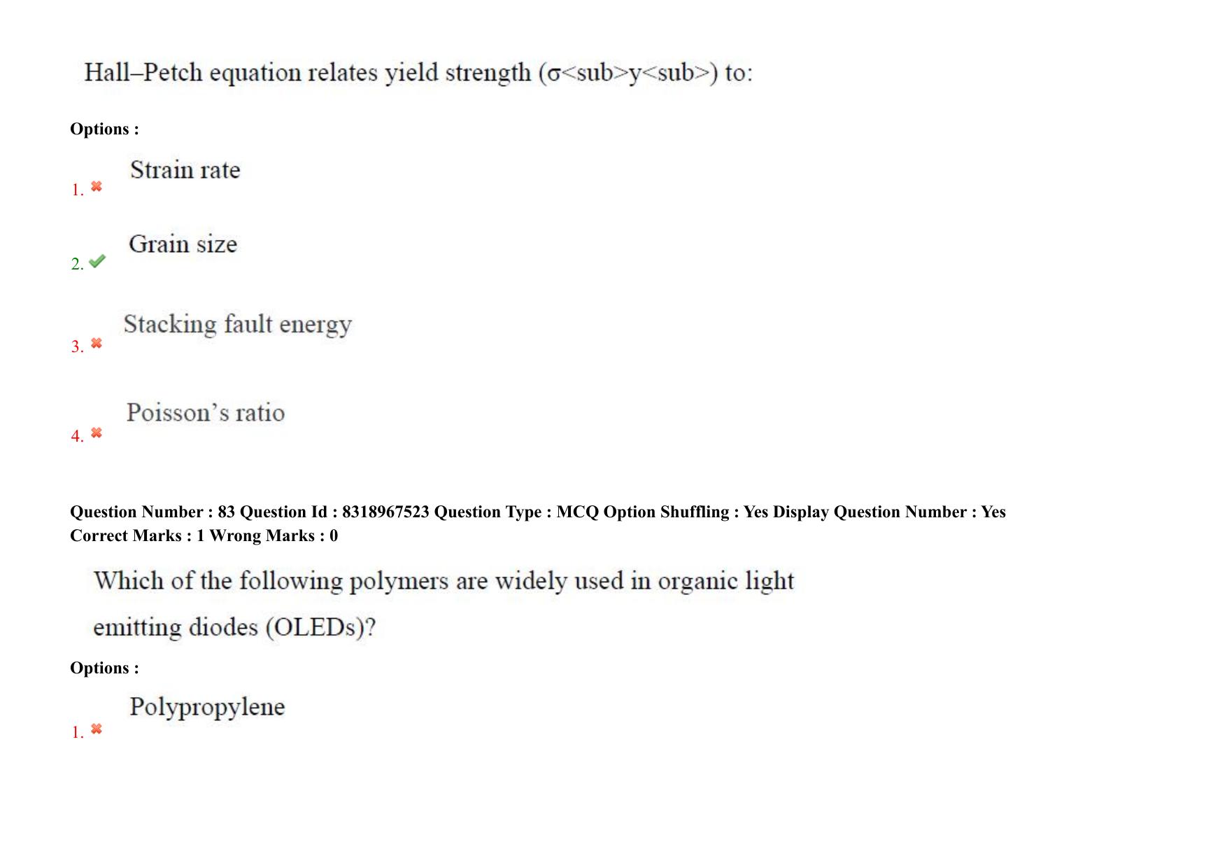 AP PGCET 2025 Nano Technology Paper with Answer Key - Page 60
