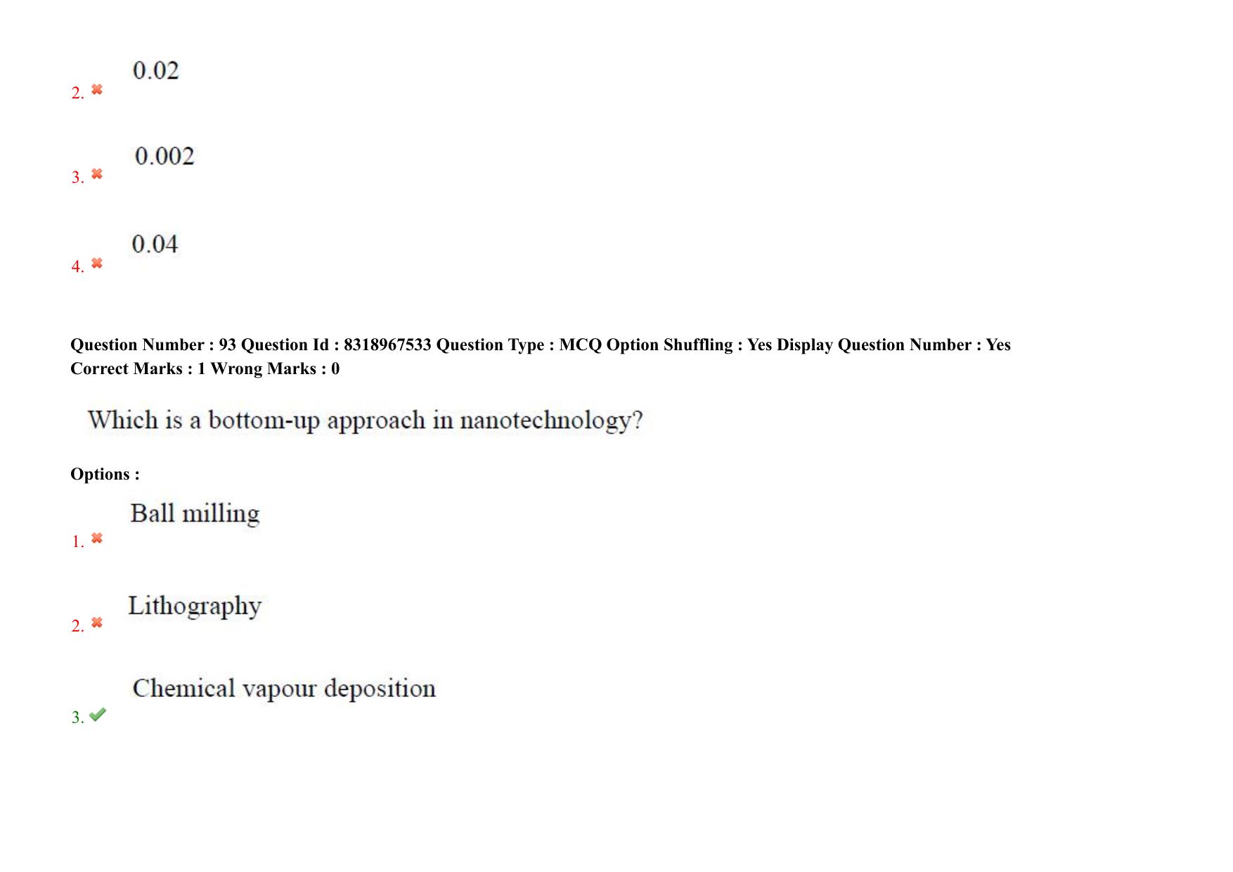 AP PGCET 2025 Nano Technology Paper with Answer Key - Page 68