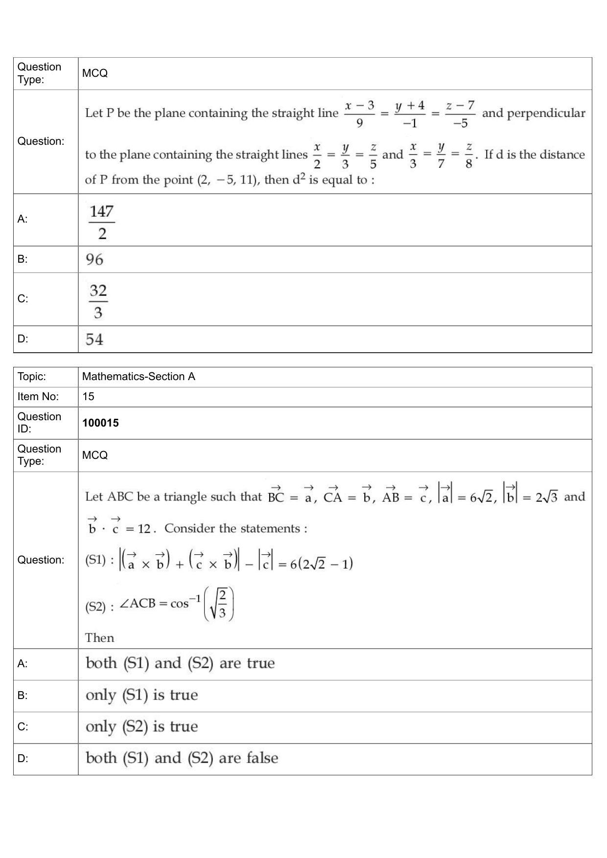 JEE Mains 2022: BTech English (Shift 1) 25-07-2022 Question Paper - Page 7