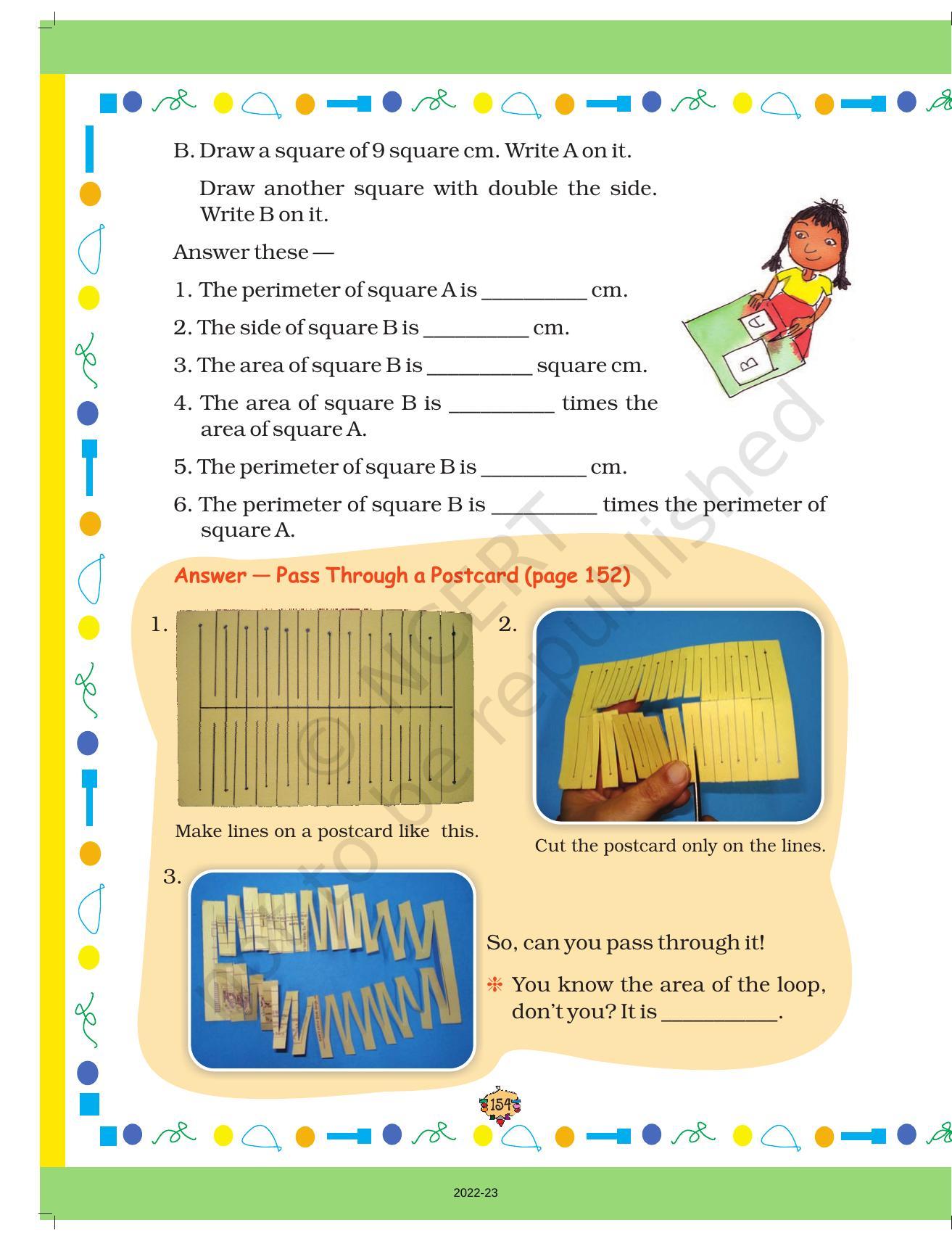 NCERT Book for Class 5 Maths Chapter 11 Area and its Boundary - Page 9