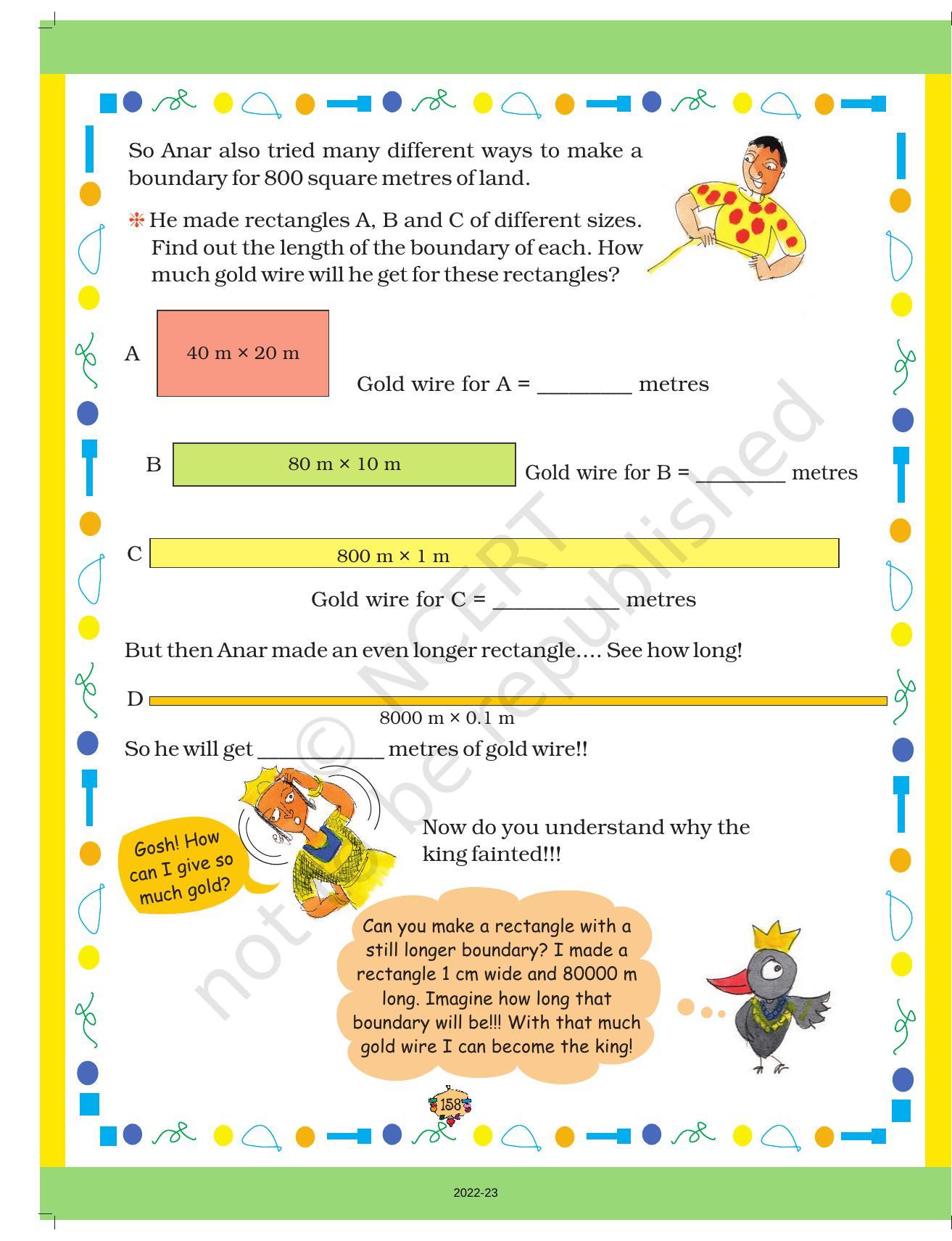NCERT Book for Class 5 Maths Chapter 11 Area and its Boundary - Page 13