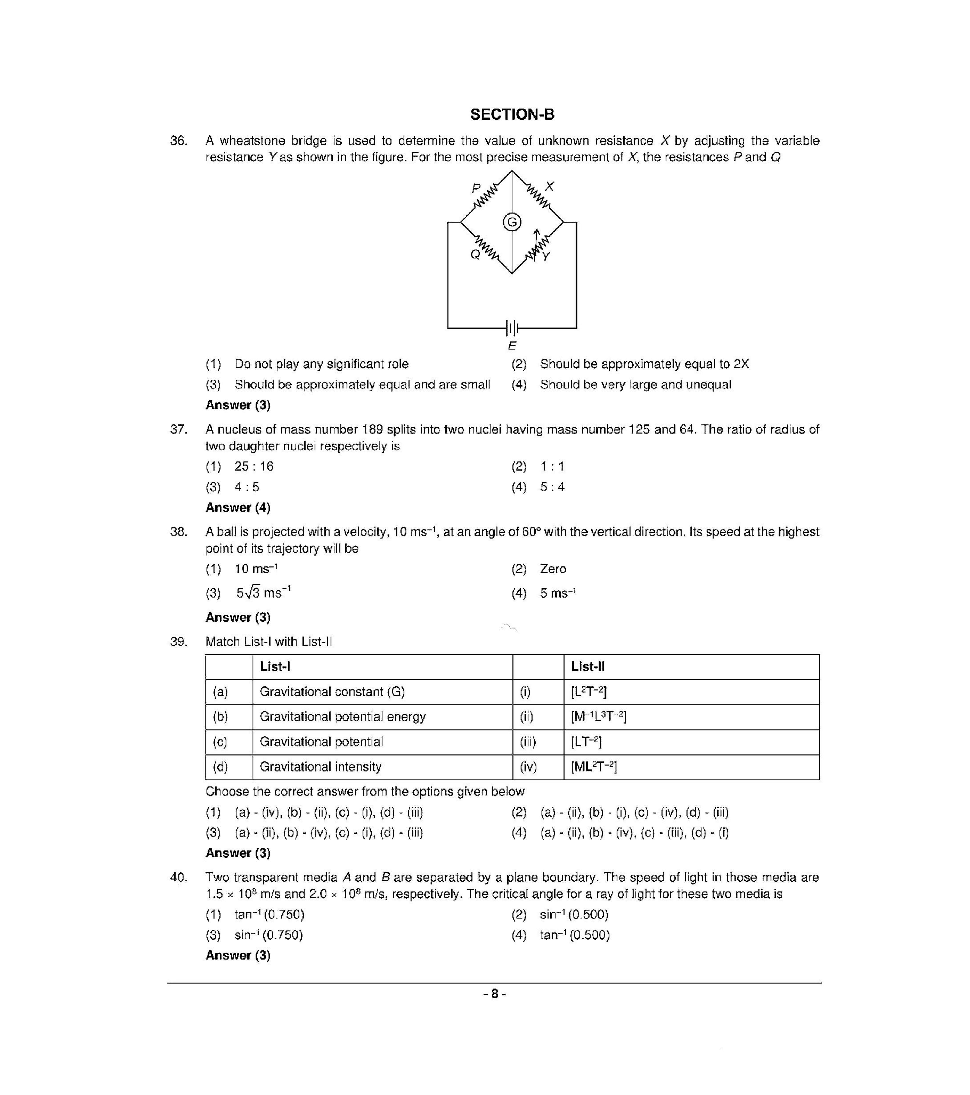 NEET R3 2022 Question Paper - Page 7