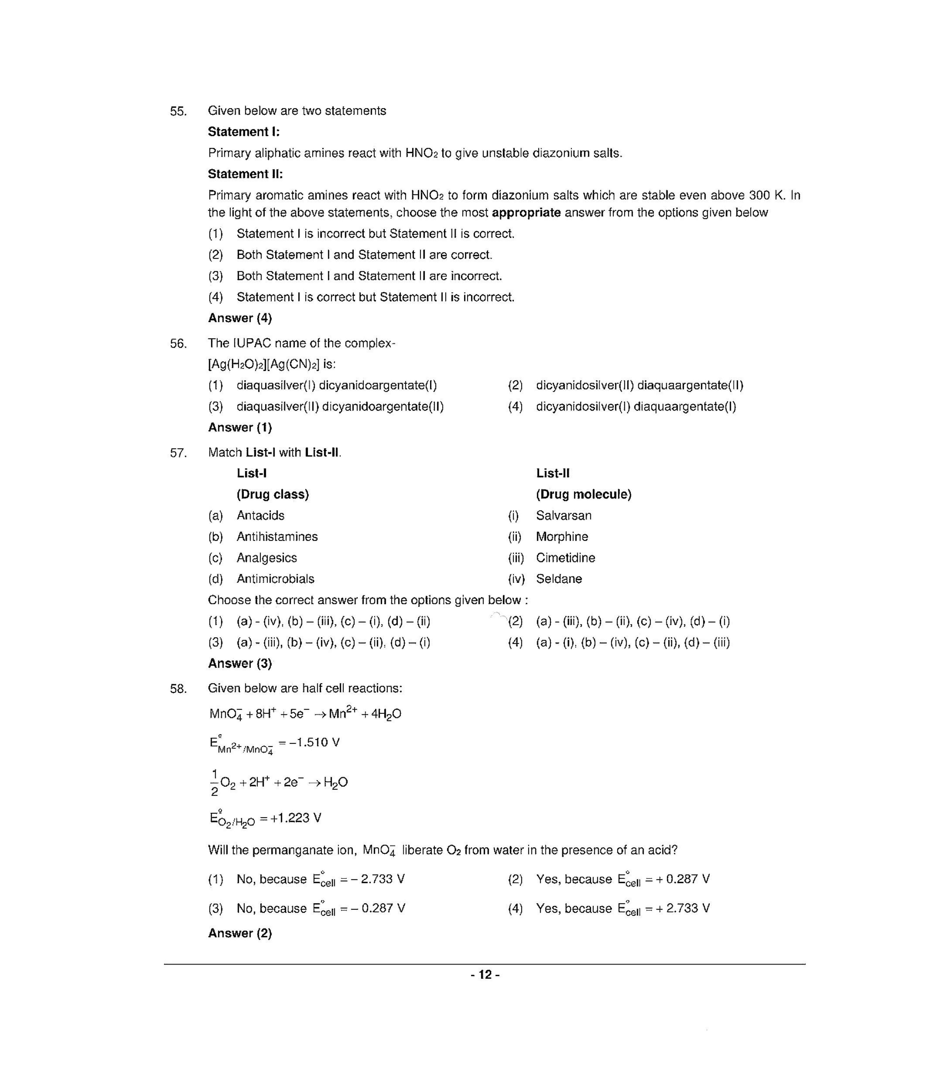 NEET R3 2022 Question Paper - Page 11