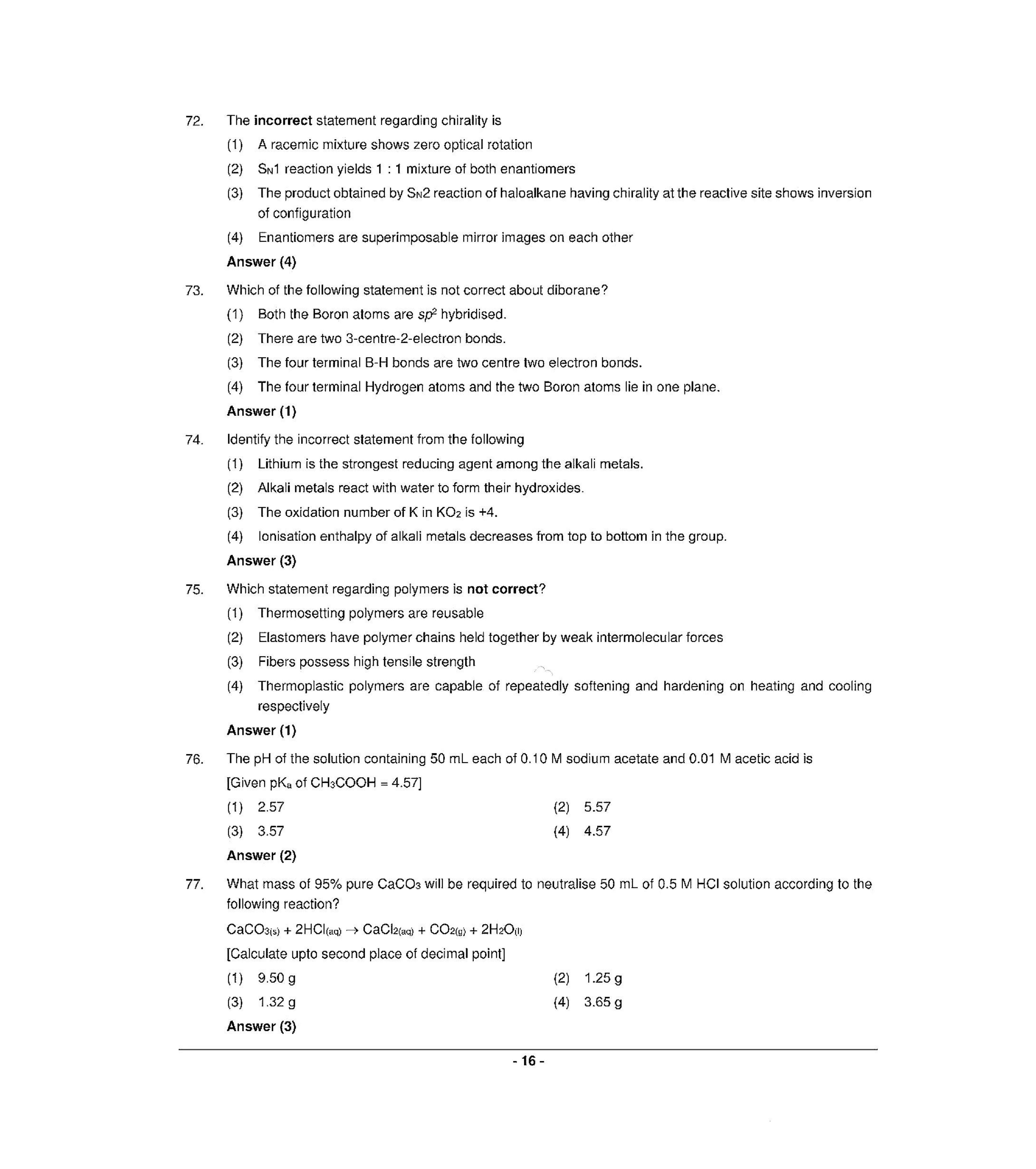 NEET R3 2022 Question Paper - Page 15
