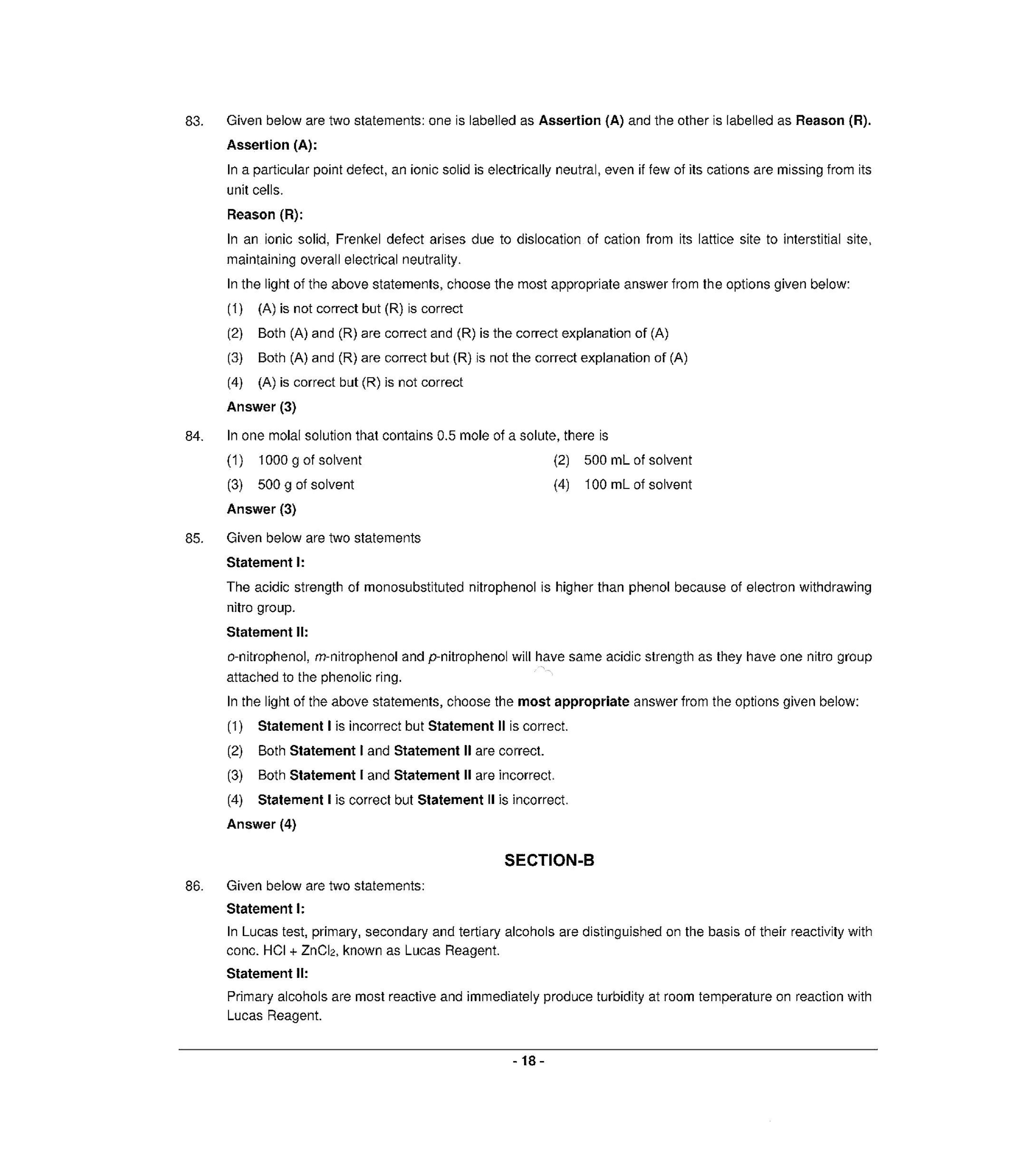 NEET R3 2022 Question Paper - Page 17