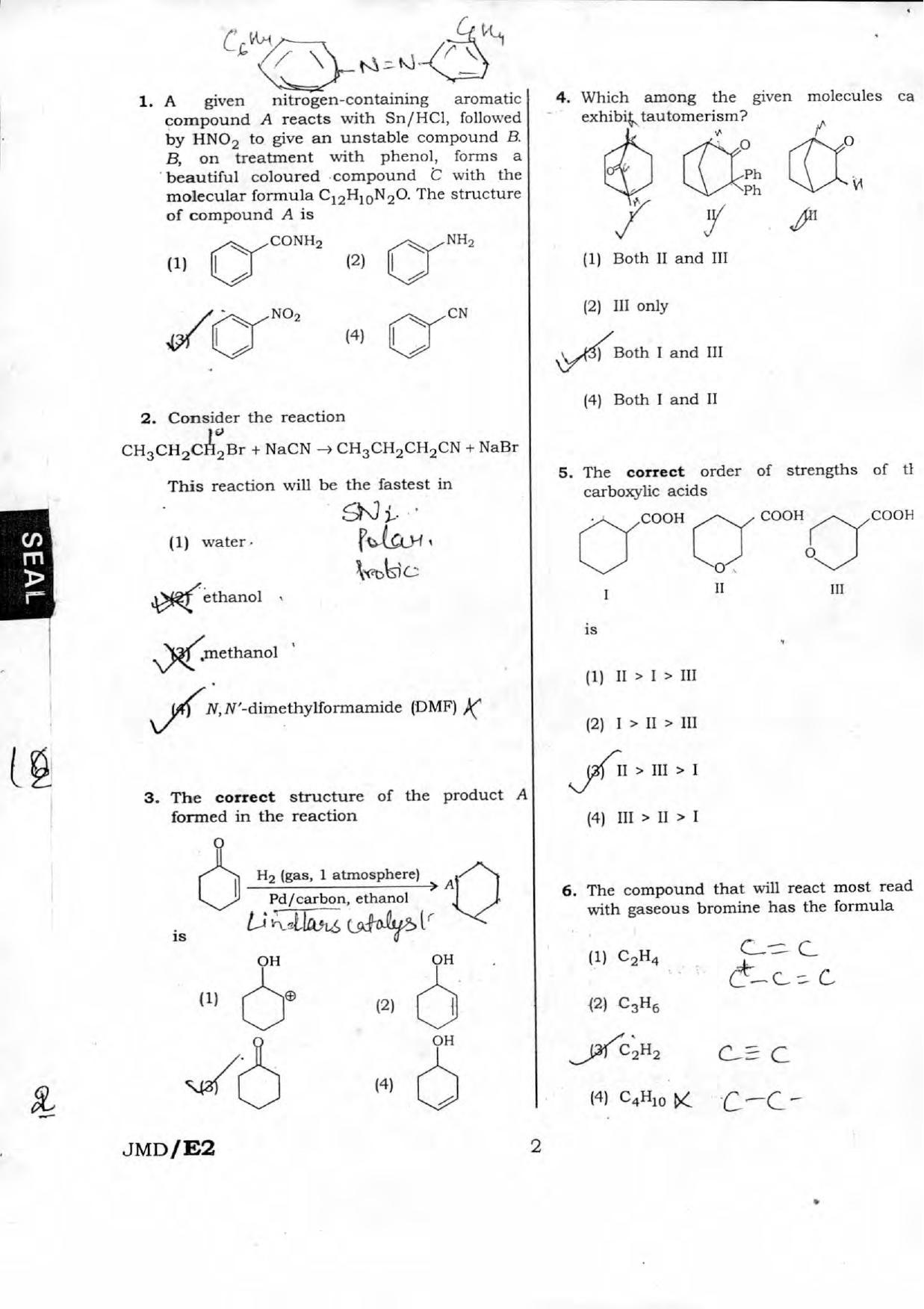 NEET Code XX 2016 Question Paper - Page 2