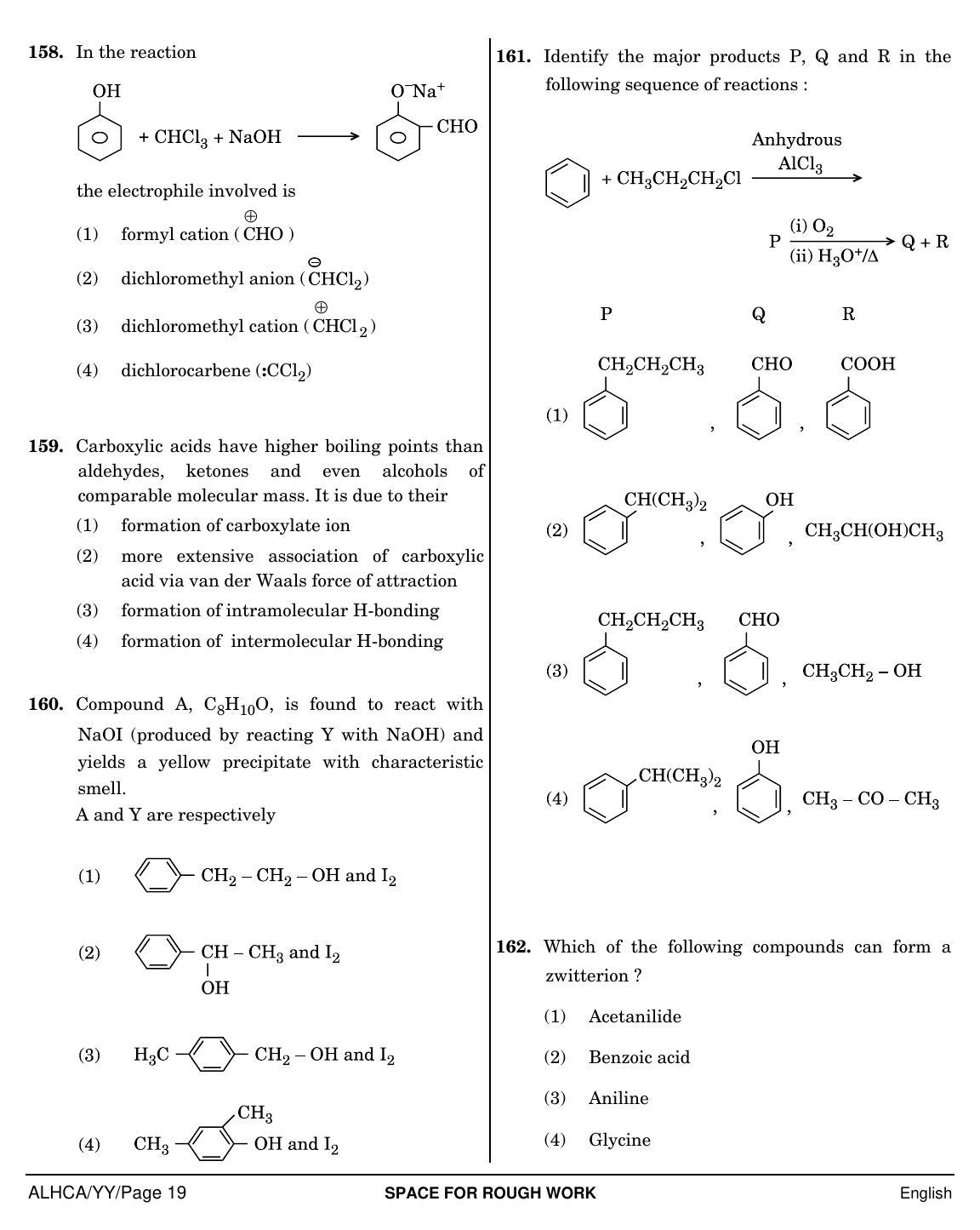NEET English YY 2019 Question Paper - Page 19
