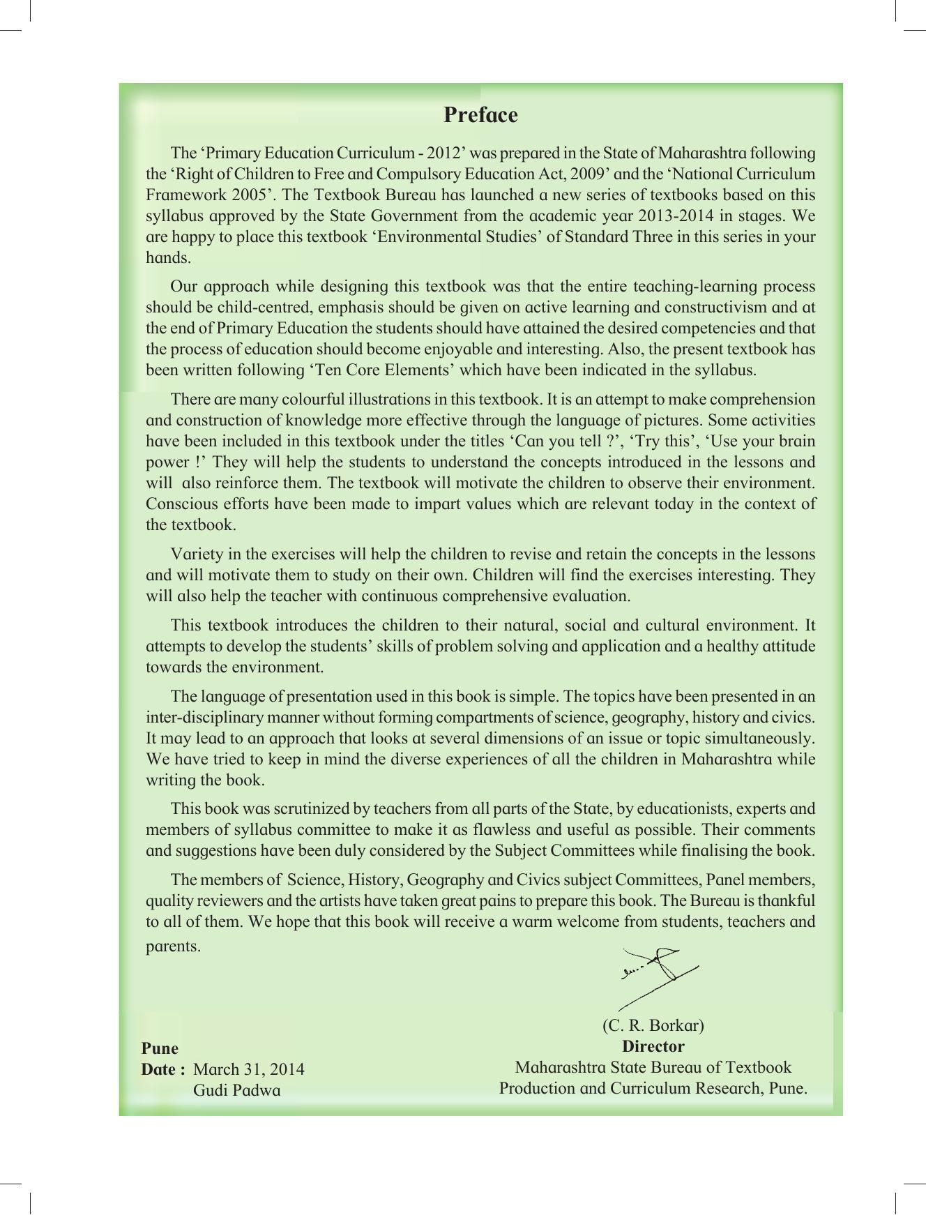 Maharashtra Board Class 3 Environmental Studies Textbook - Page 7