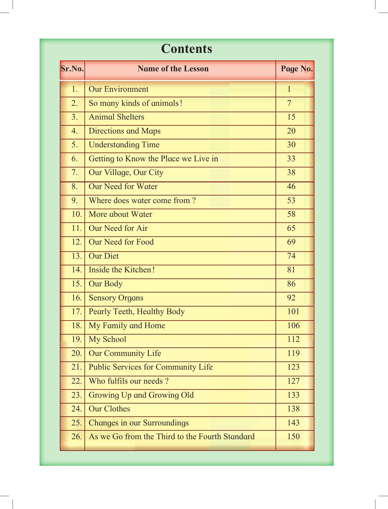 Maharashtra Board Class 3 Environmental Studies Textbook - Page 10