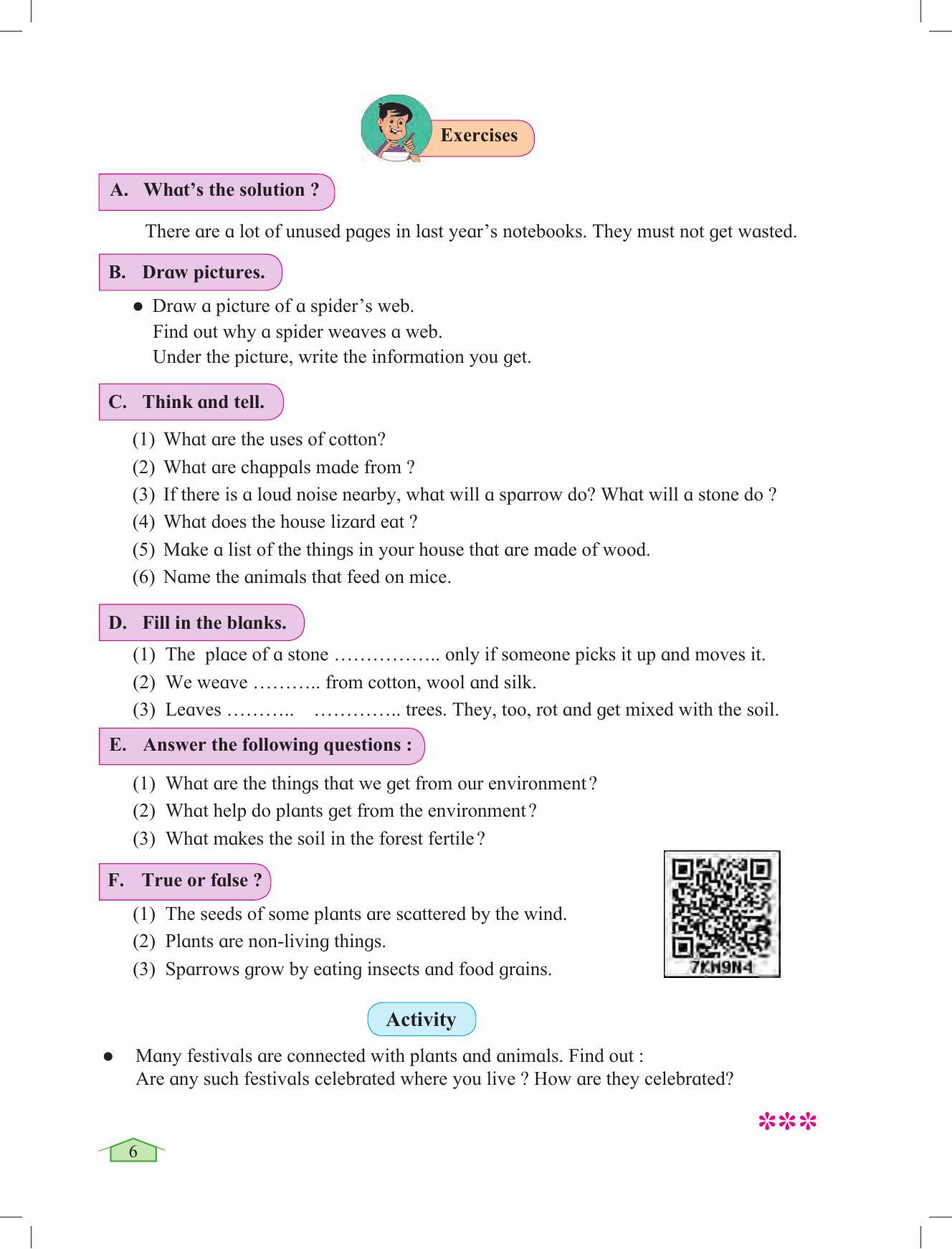Maharashtra Board Class 3 Environmental Studies Textbook - Page 16