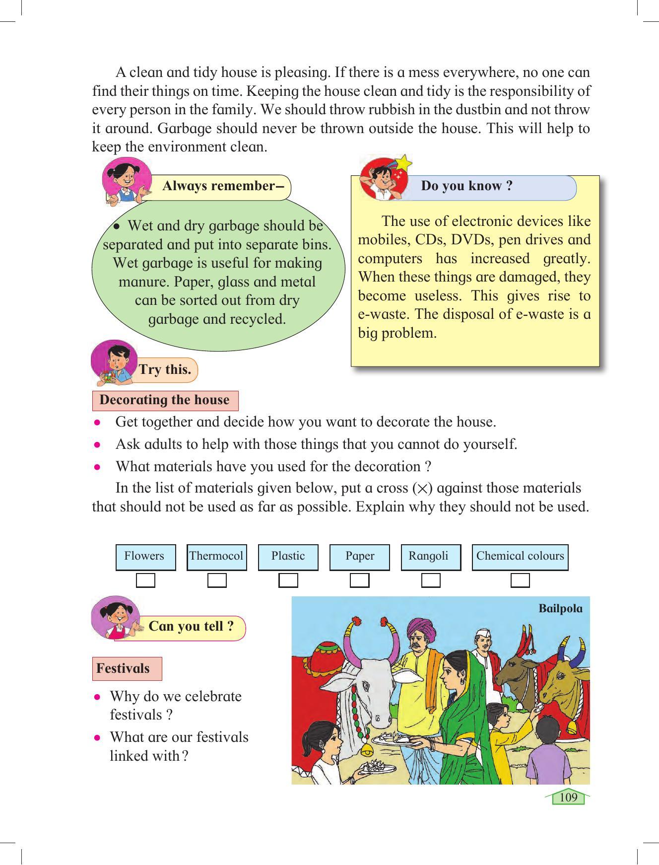 Maharashtra Board Class 3 Environmental Studies Textbook - Page 119