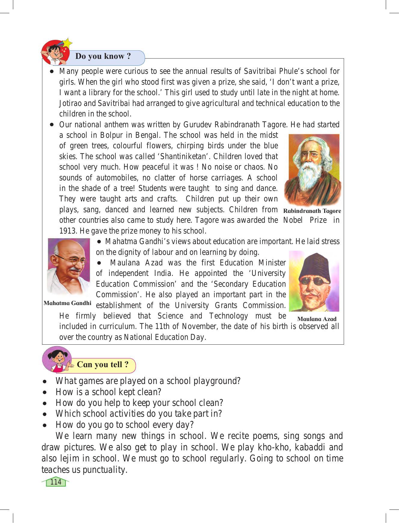 Maharashtra Board Class 3 Environmental Studies Textbook - Page 124