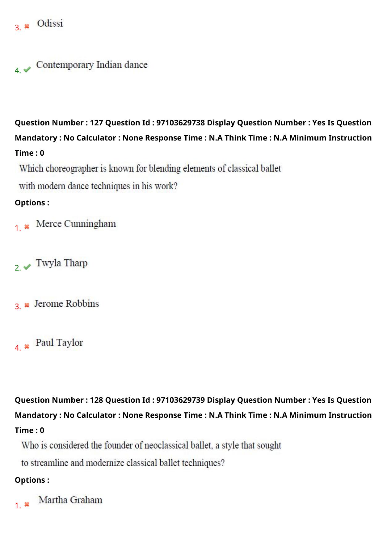 AP RCET 2024 Performing Arts Question Paper - Page 76