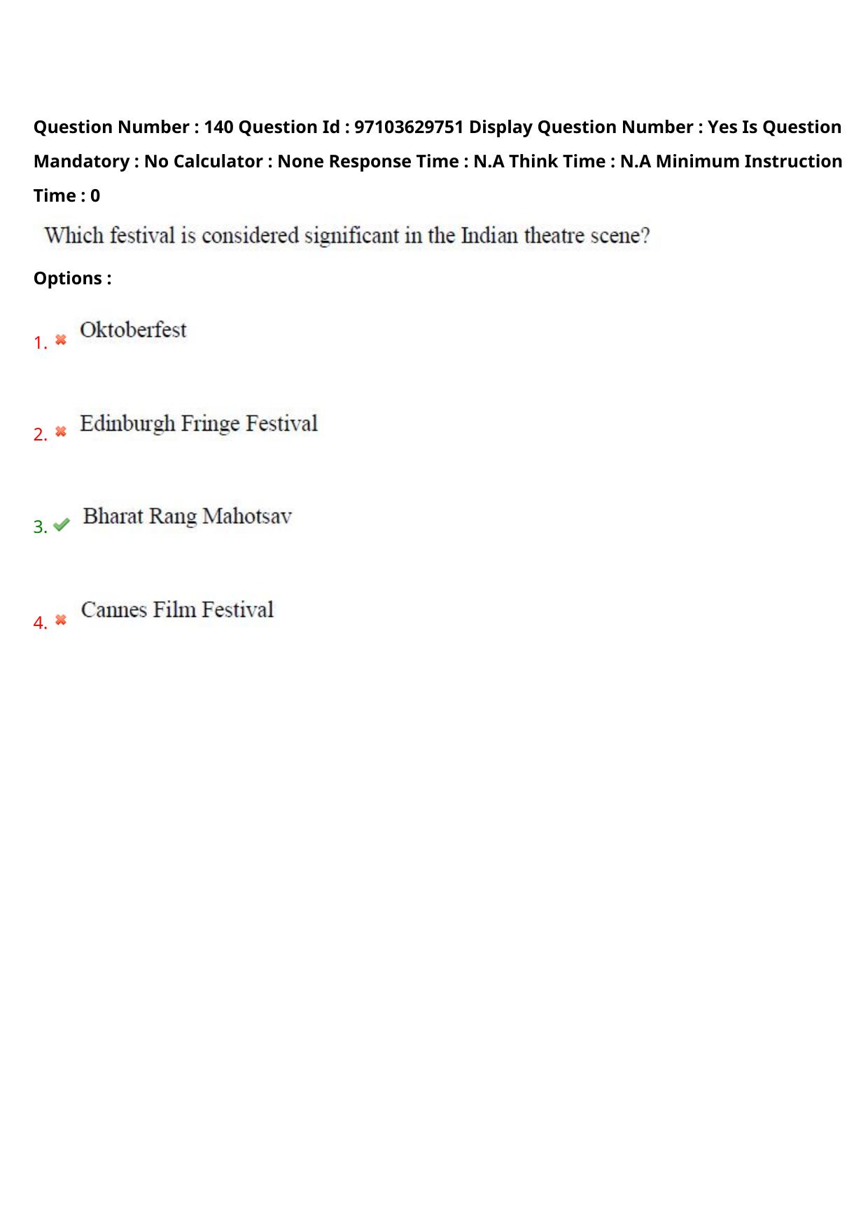 AP RCET 2024 Performing Arts Question Paper - Page 83