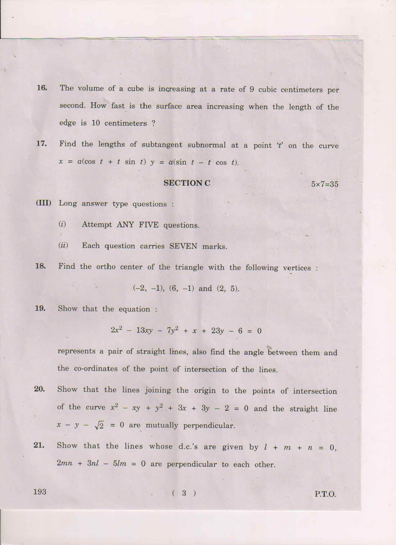 AP Inter 1st Year Mathematics-IB (EM) May-2018 (General) Question Paper - Page 3